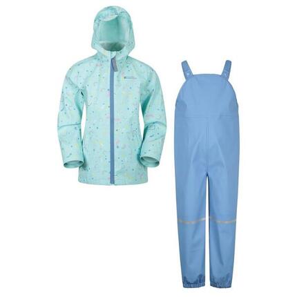 Ensemble Veste Et Pantalon Imperméables RAINDROP Enfant (Bleu Sarcelle)
