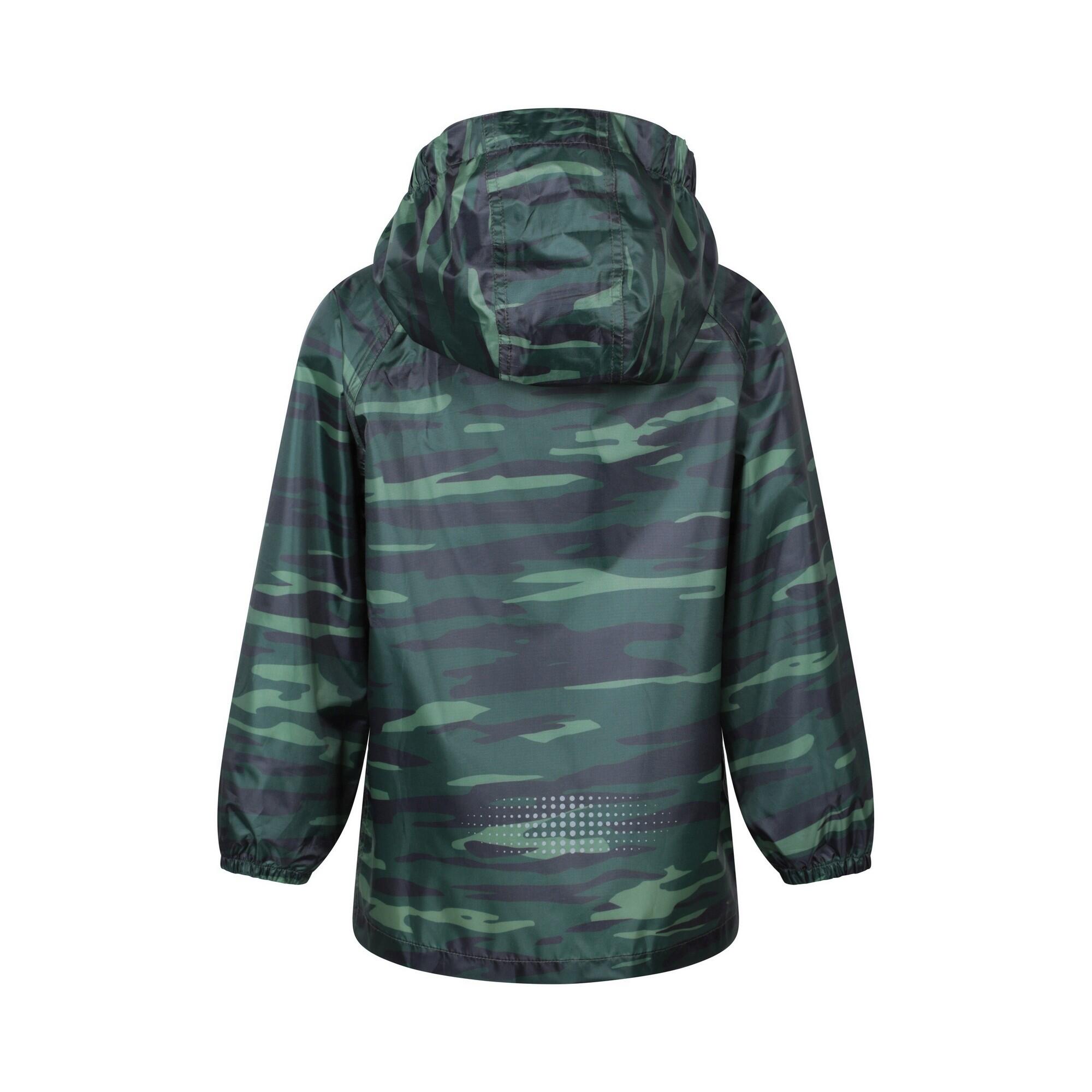 Veste Imperméable PAKKA Enfant (Vert Kaki) 2/4