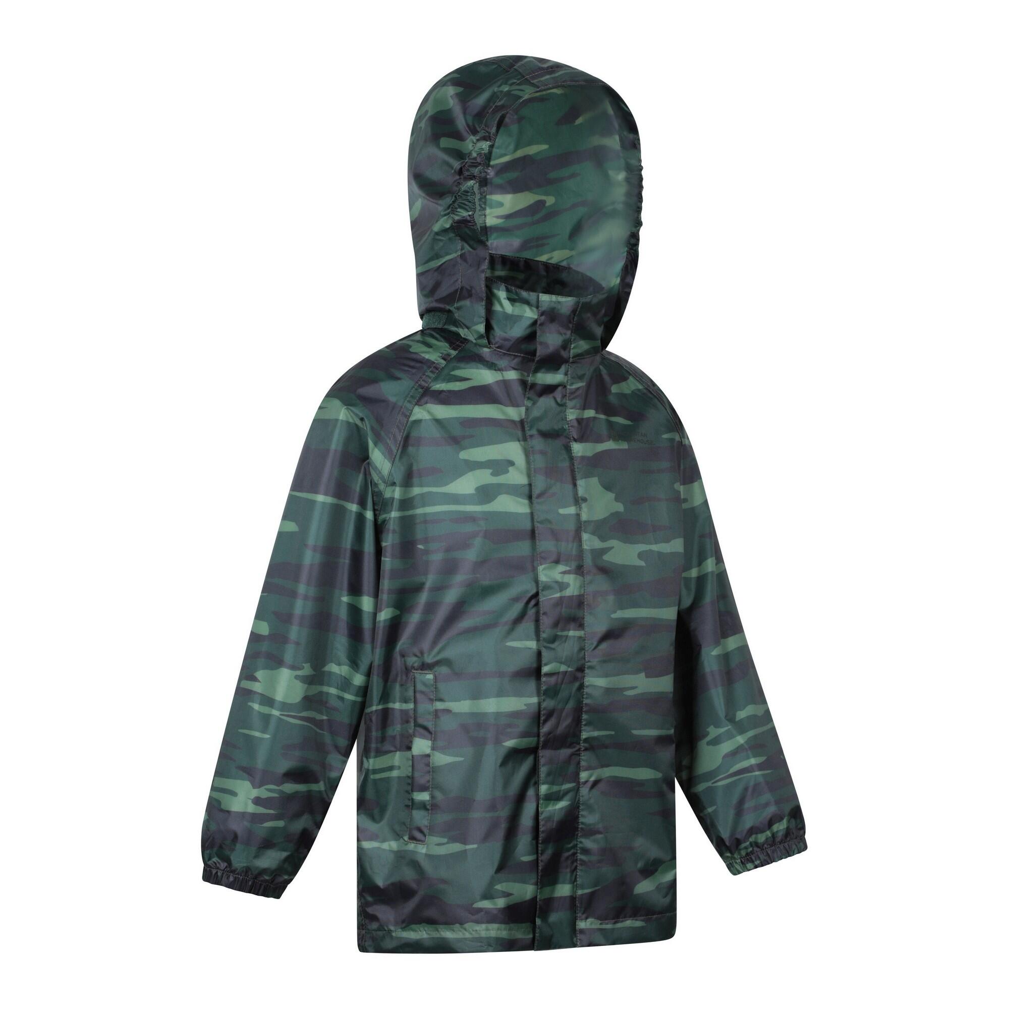 Veste Imperméable PAKKA Enfant (Vert Kaki) 4/4