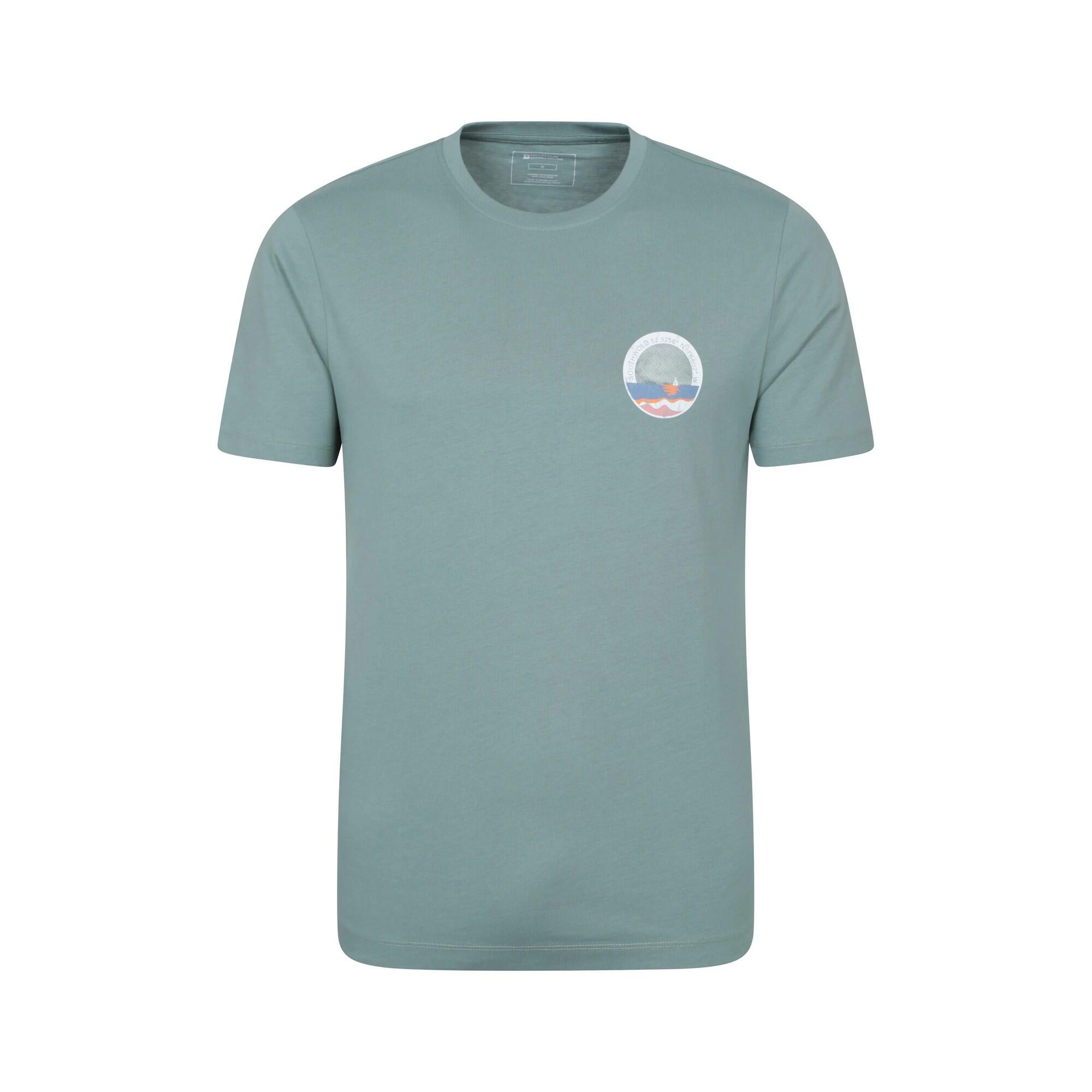 MOUNTAIN WAREHOUSE Mens Southwold ShortSleeved TShirt (Pale Green)