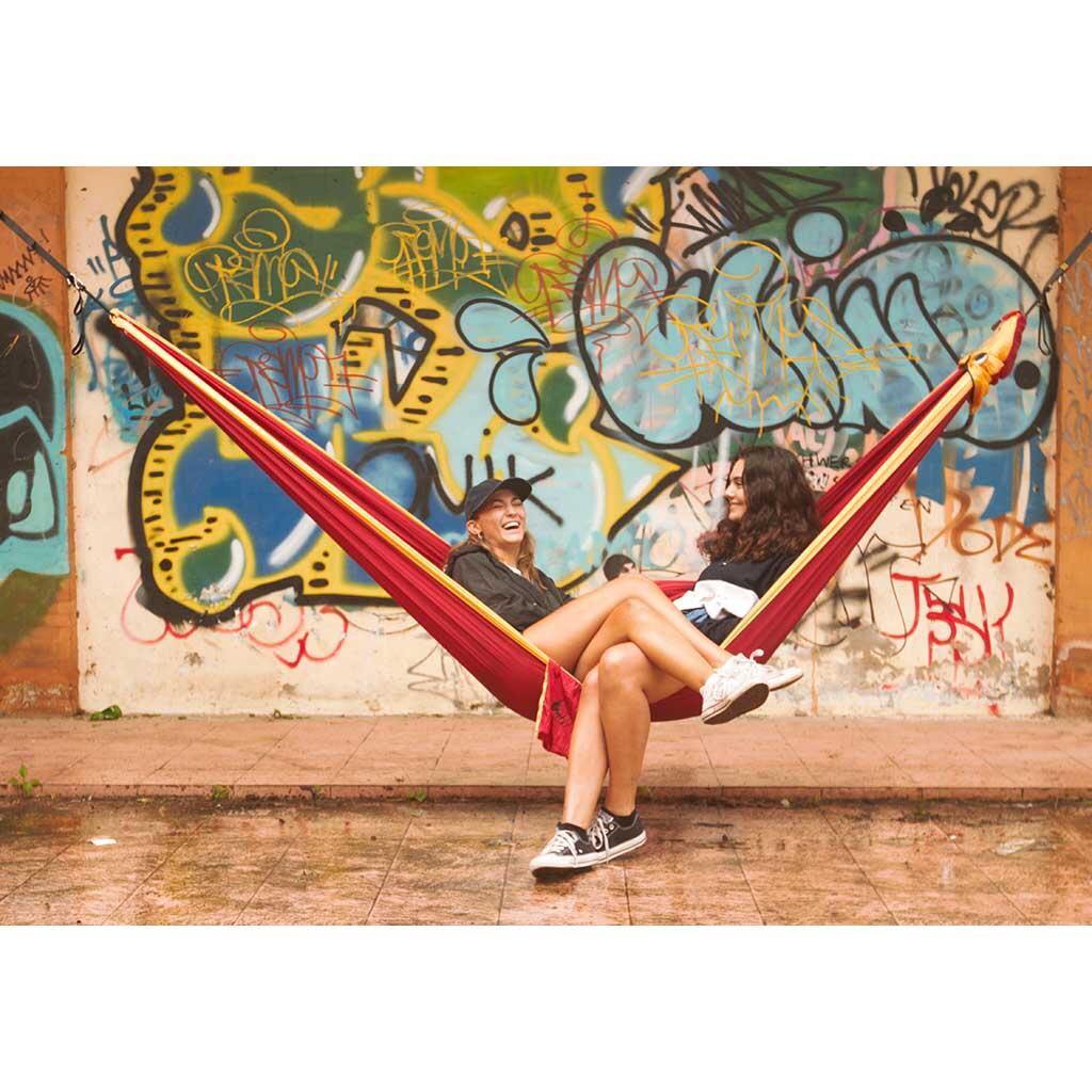 Amaca Original Burgundy/Dark Yellow — 1 persona, 320 x 200 cm 6/7