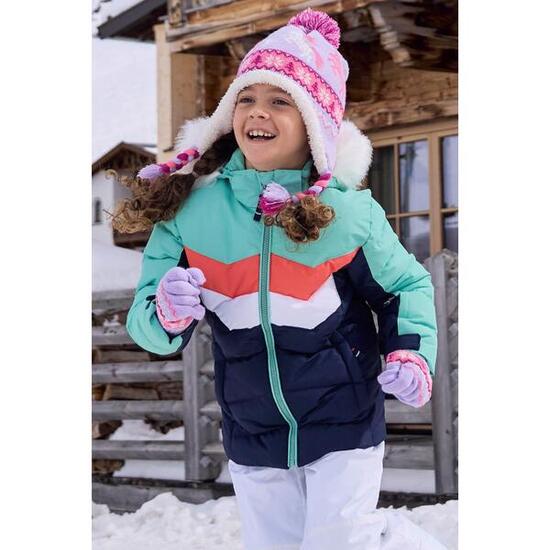 Blouson De Ski ARCTIC Enfant (Bleu Sarcelle Clair)