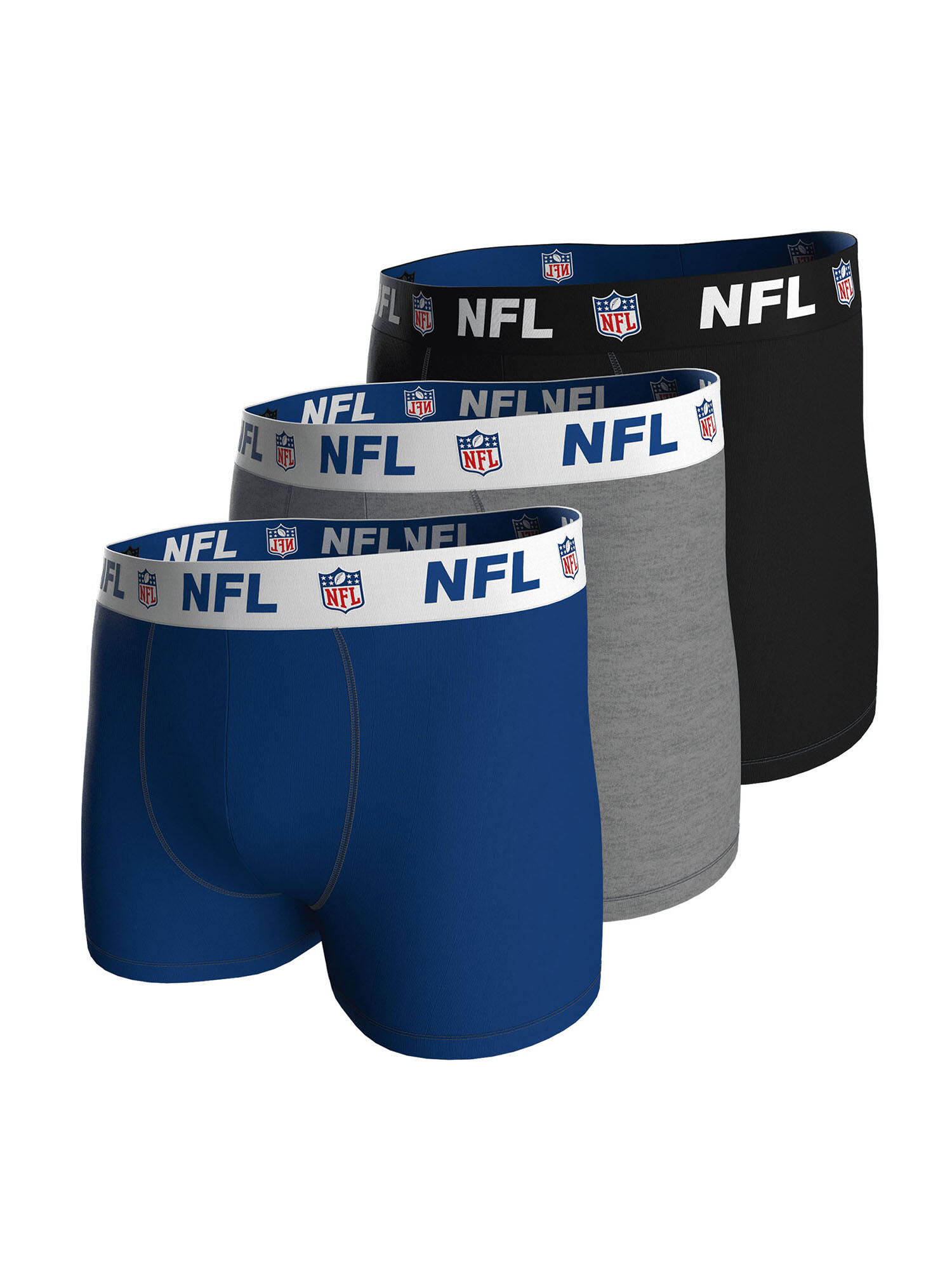 American Football Boxer klassische Boxershorts Herren - NFL Shield mehrfarbig 2/7