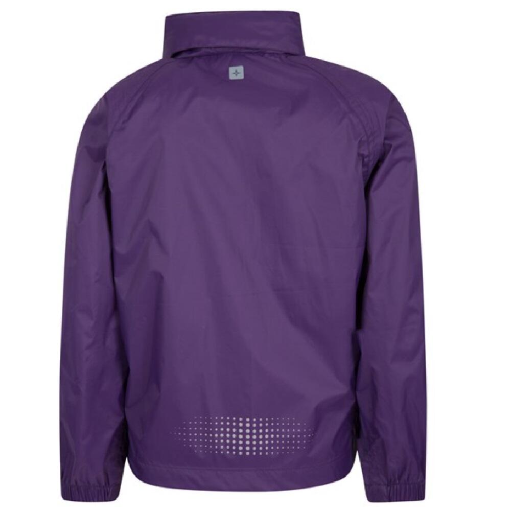 Childrens/Kids Pakka Waterproof Jacket (Dark Purple) 2/4