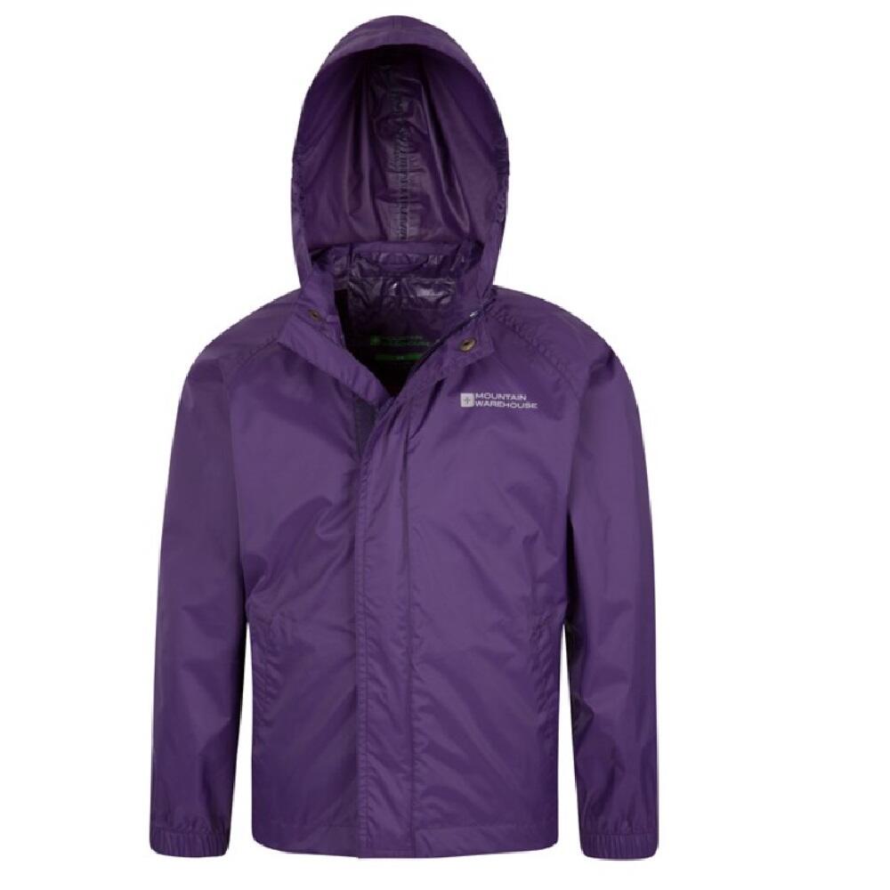 MOUNTAIN WAREHOUSE Childrens/Kids Pakka Waterproof Jacket (Dark Purple)