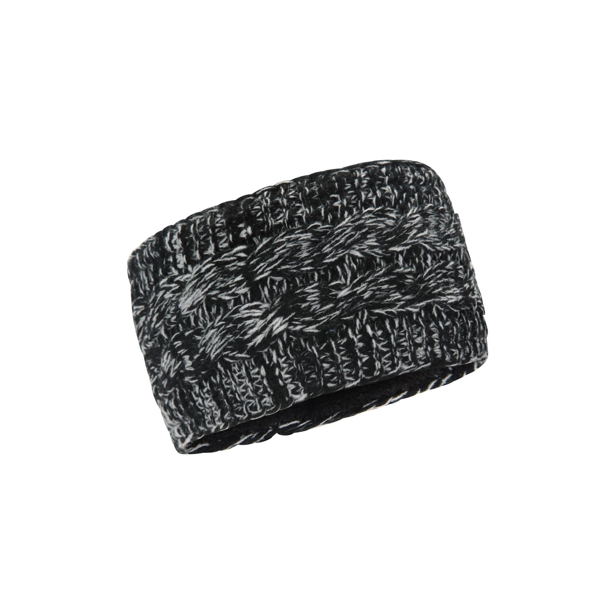 MOUNTAIN WAREHOUSE Womens/Ladies Speckle Knitted Wide Headband (Black)
