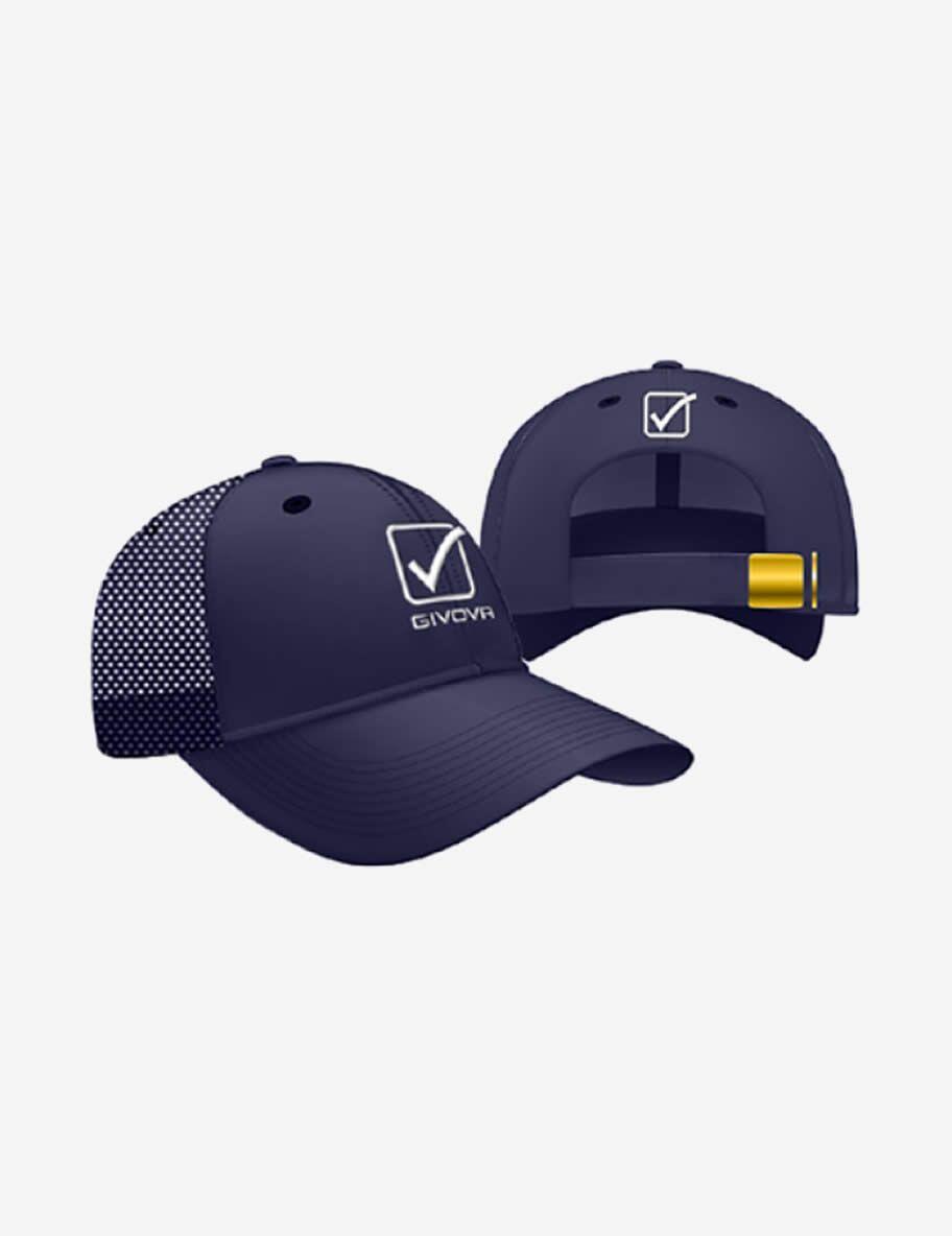CAPPELLO givova blu/bianco 4/4