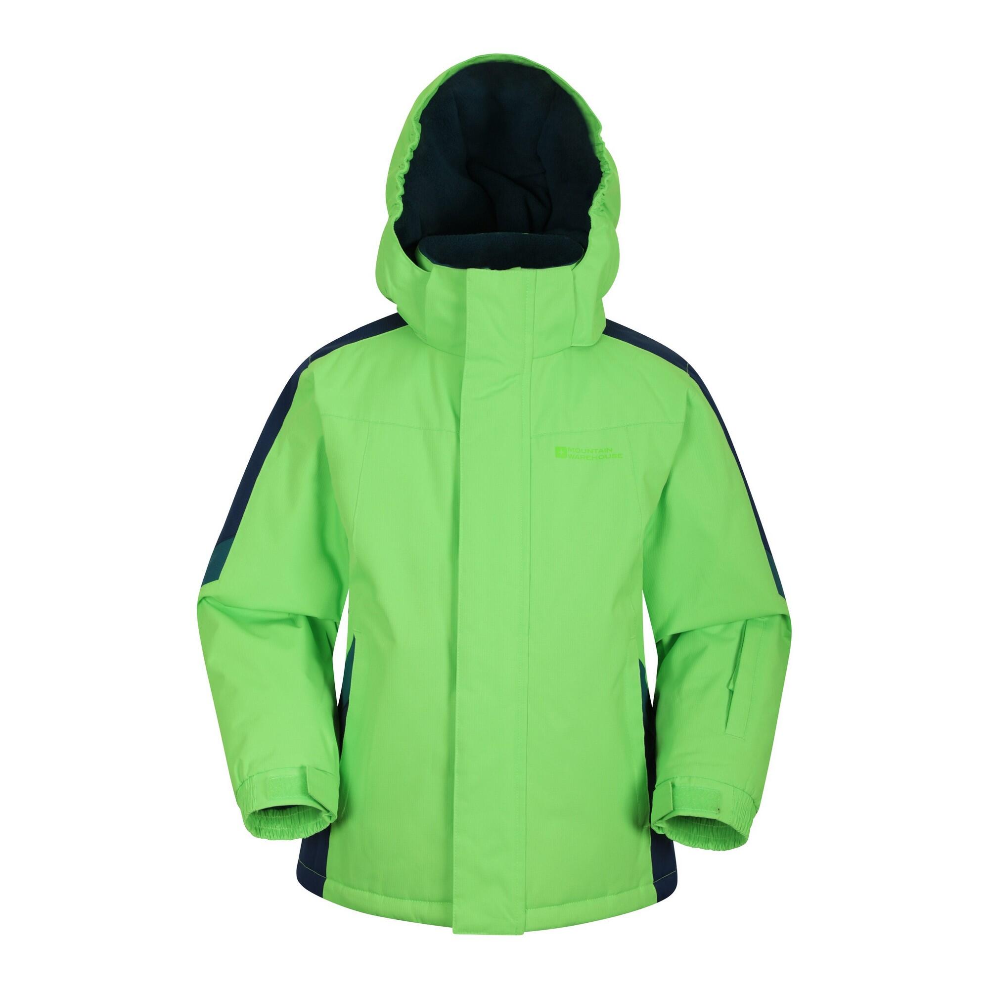 MOUNTAIN WAREHOUSE Childrens/Kids Raptor Snow Ski Jacket (Green)