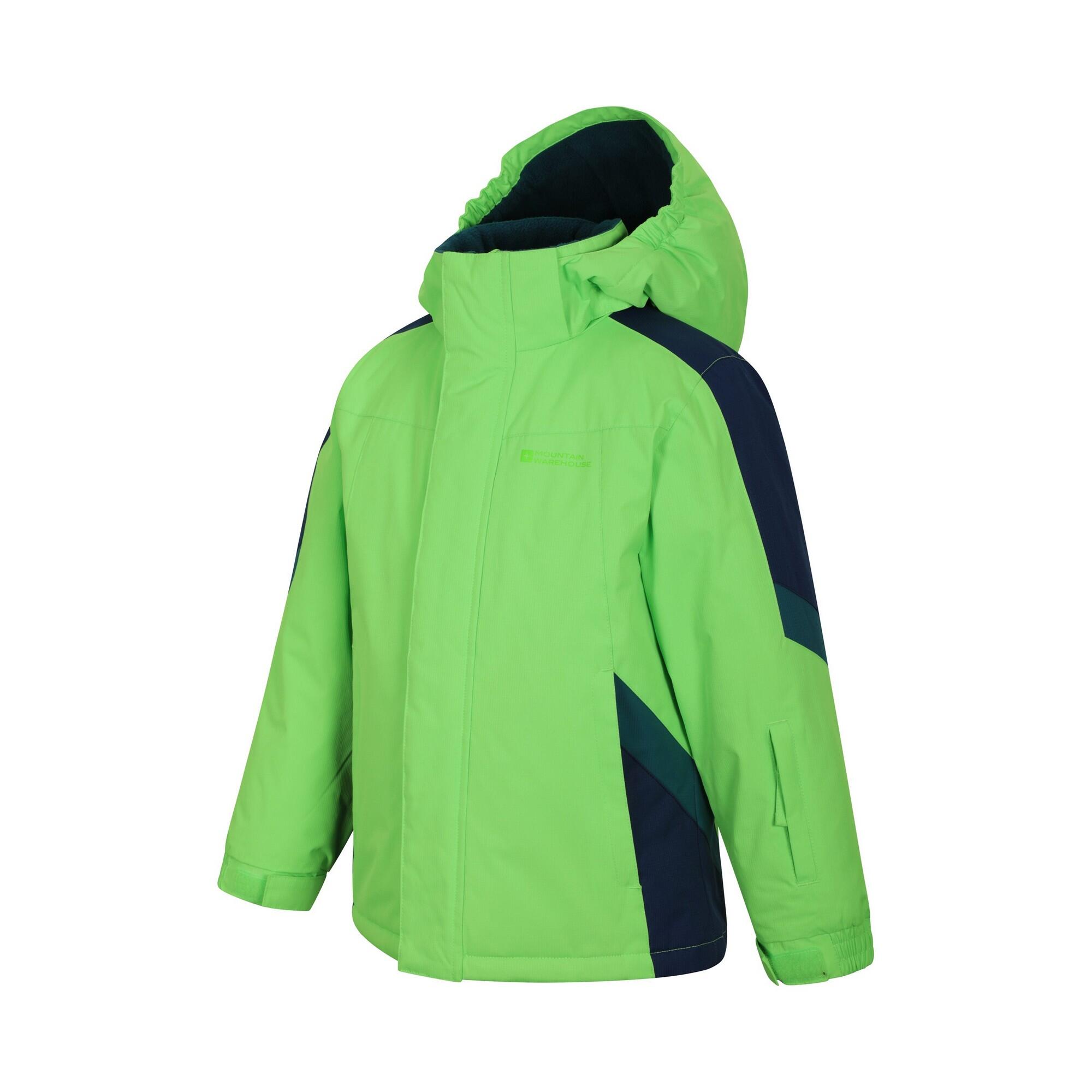 Childrens/Kids Raptor Snow Ski Jacket (Green) 4/4