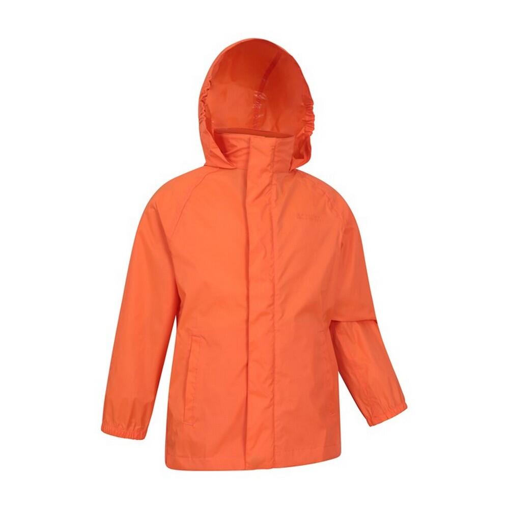 Childrens/Kids Pakka II Waterproof Jacket (Orange) 3/4