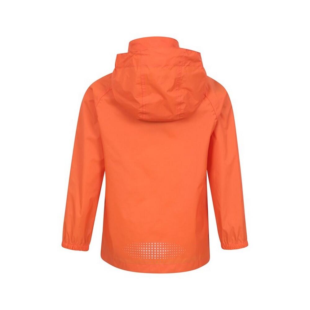 Childrens/Kids Pakka II Waterproof Jacket (Orange) 2/4