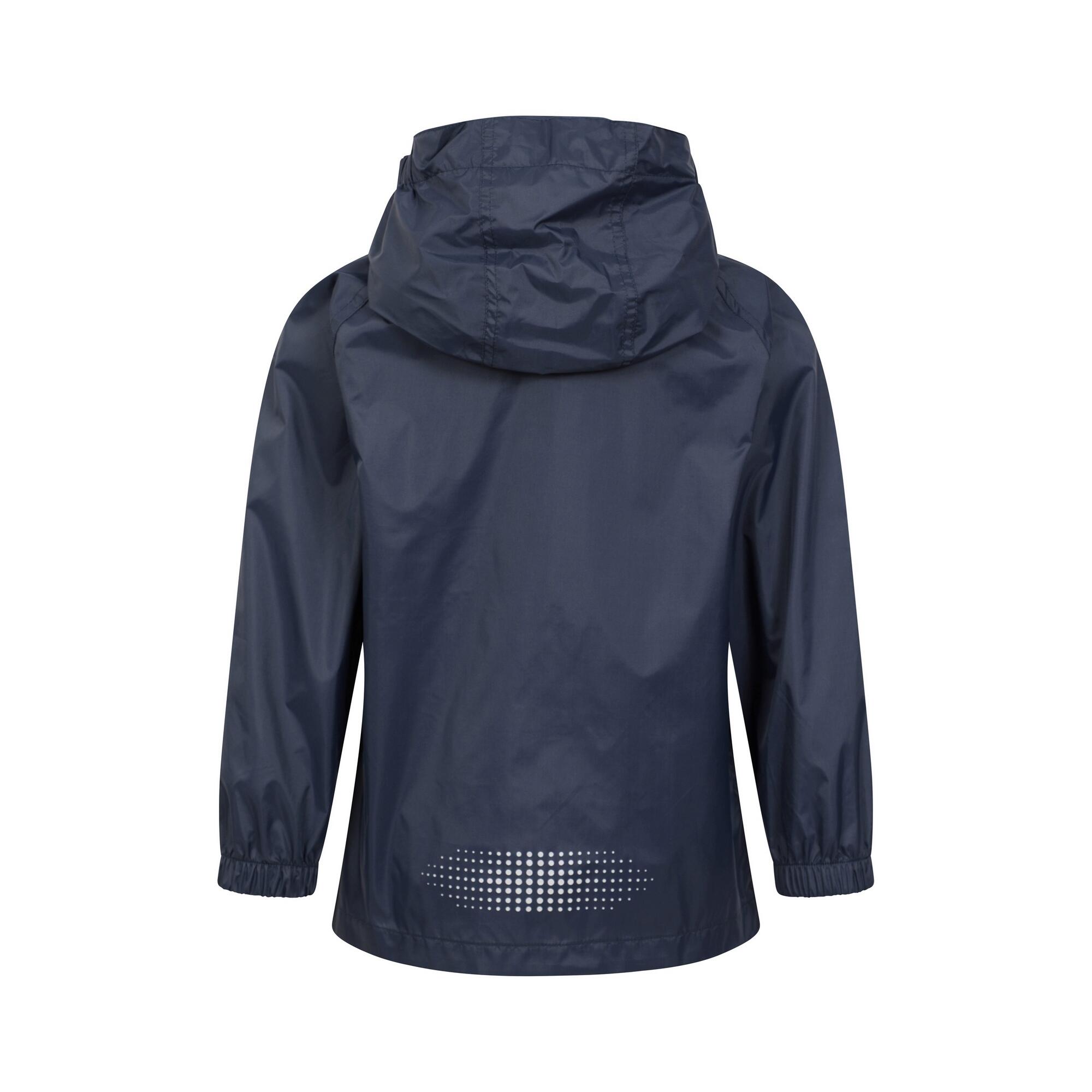 Completo Giacca E Pantaloni Impermeabili Bambini Mountain Warehouse Pakka Blu 2/5
