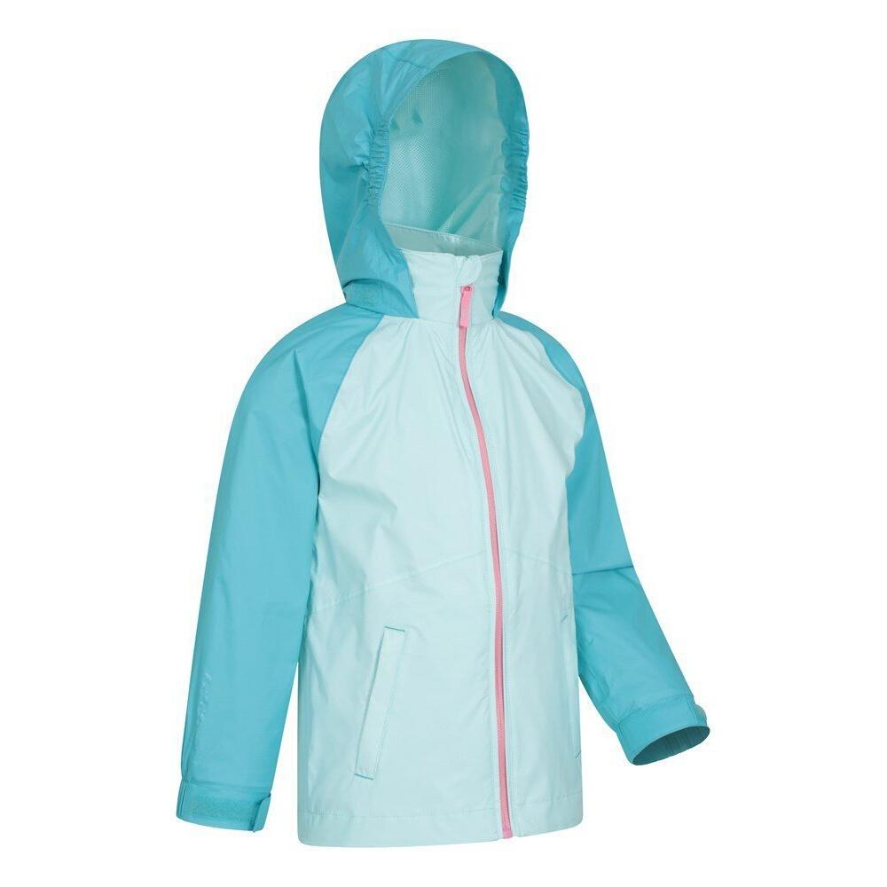 "Torrent II" Jacke, wasserfest für Kinder Mädchen Blassblau 4/4