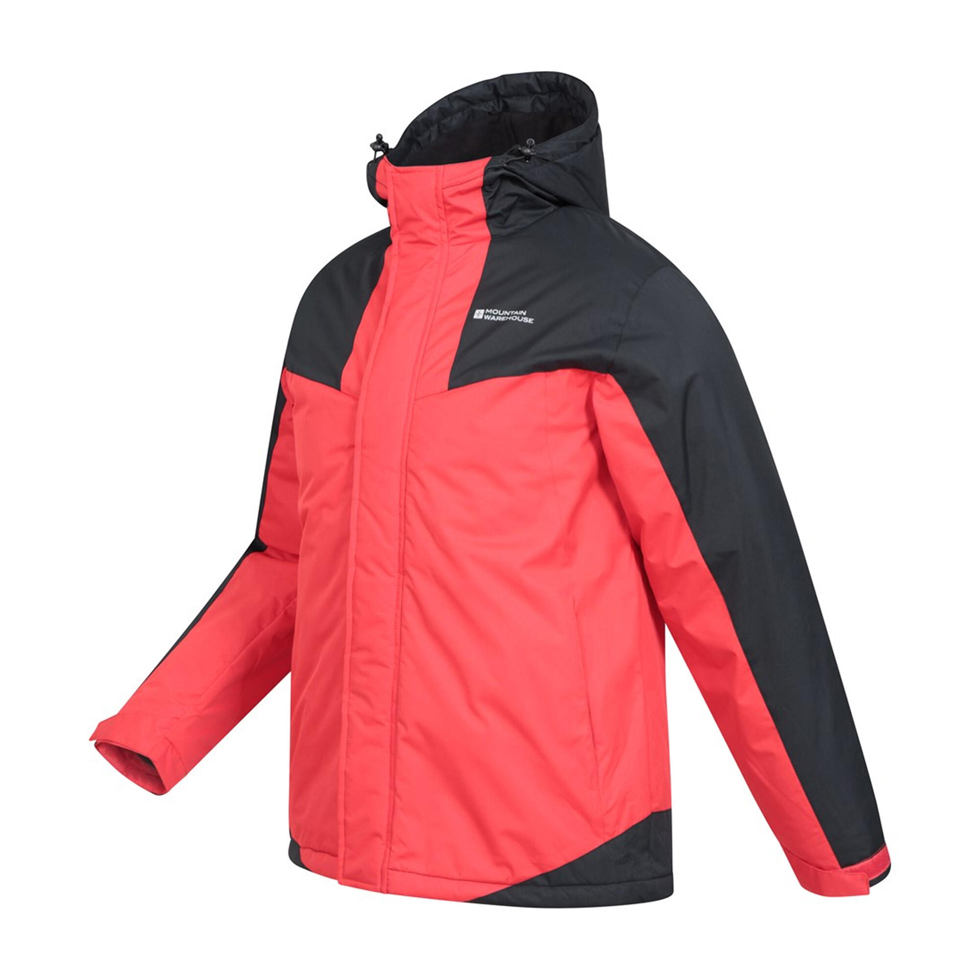 Giacca Da Sci Uomo Mountain Warehouse Dusk III Rosso Attivo Nero 3/4