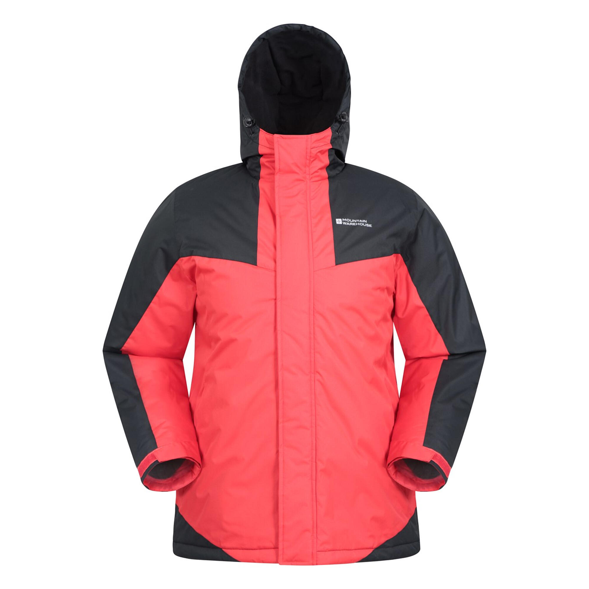 MOUNTAIN WAREHOUSE Mens Dusk III Ski Jacket (Active Red/Black)