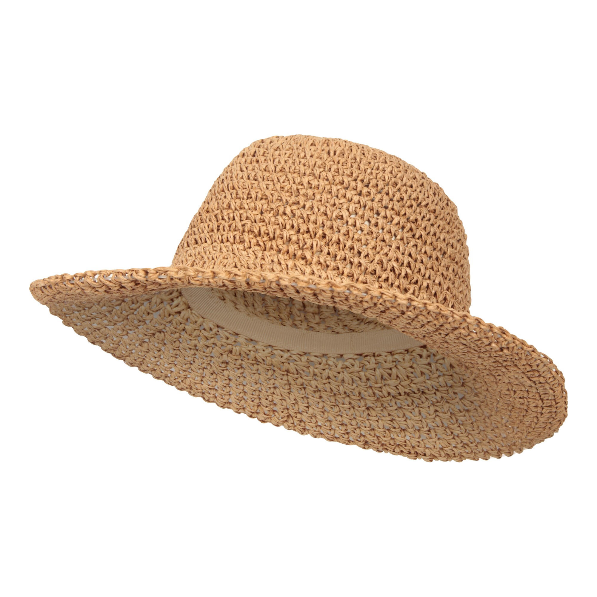 Sonnenhut Packable für Damen Dunkelbeige 4/4