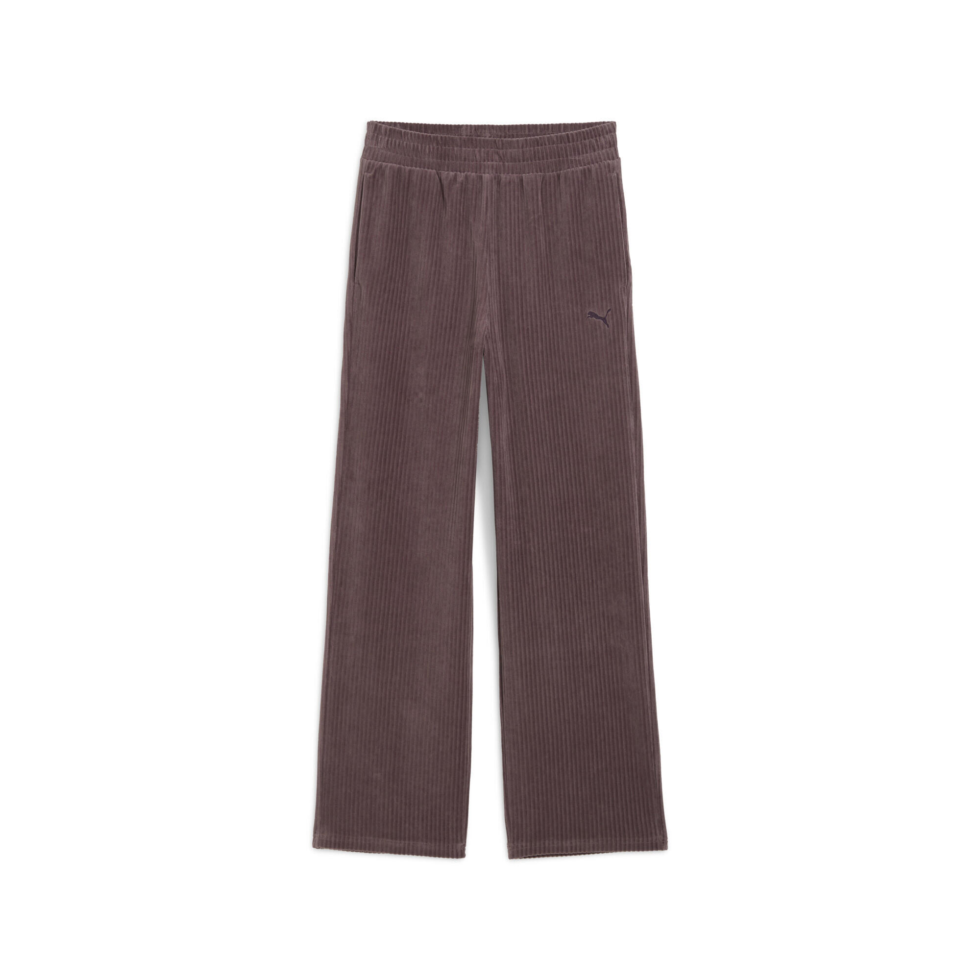 PUMA Women's ribbed velour trousers Puma Elevated