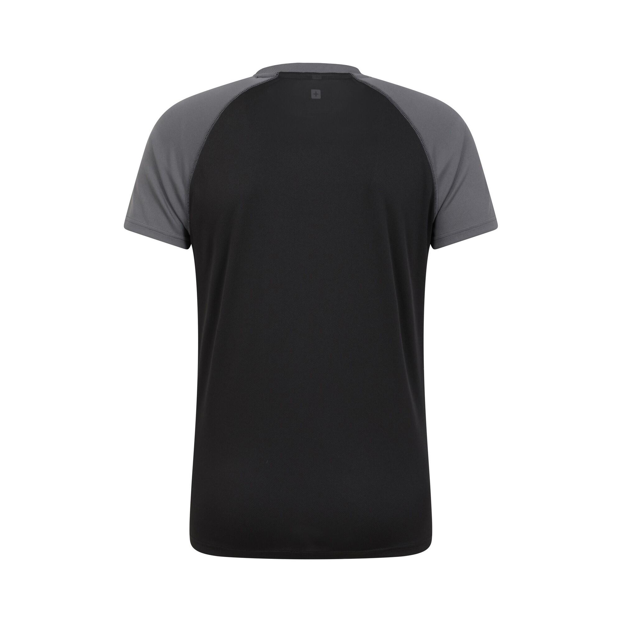 Maglietta Uomo Mountain Warehouse Endurance Nero Corvino 2/4