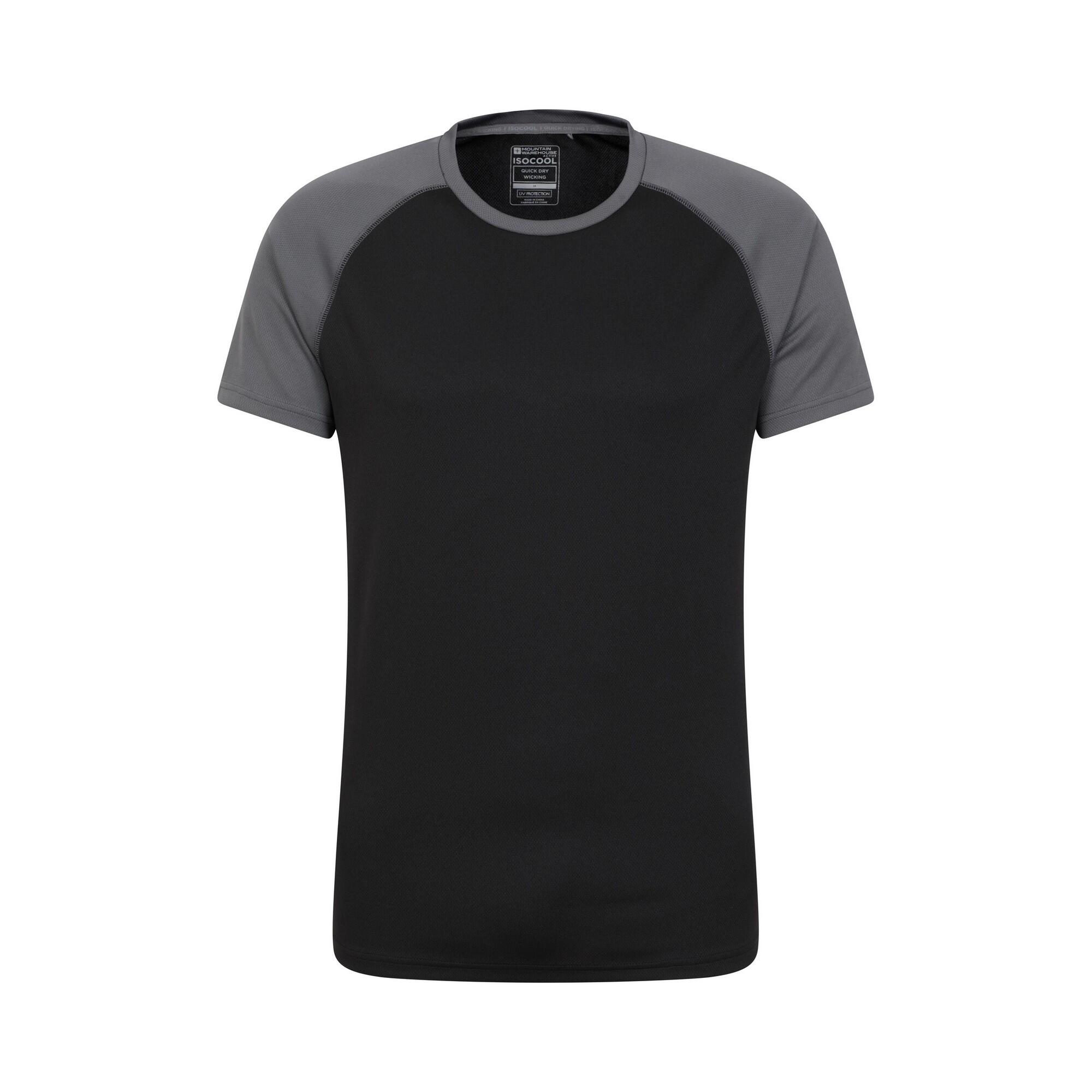 MOUNTAIN WAREHOUSE Mens Endurance IsoCool TShirt (Jet Black)
