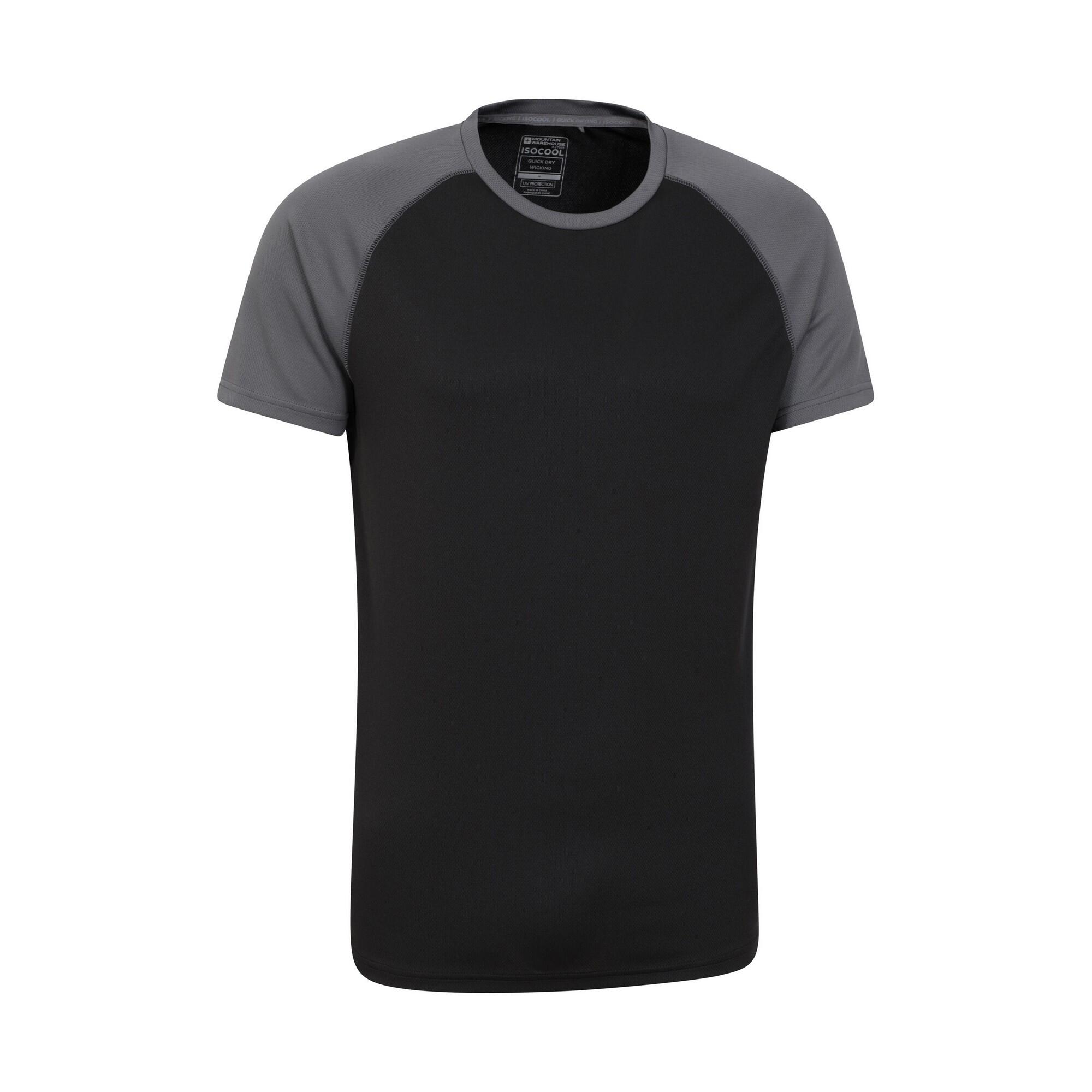 Maglietta Uomo Mountain Warehouse Endurance Nero Corvino 4/4
