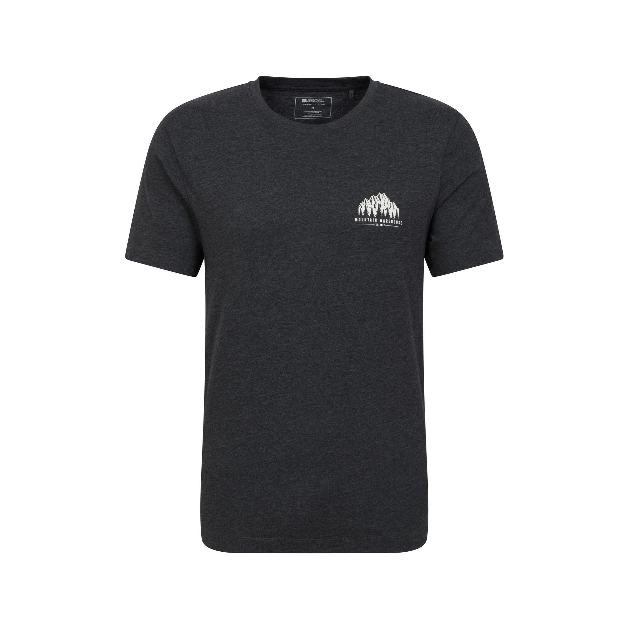 MOUNTAIN WAREHOUSE Mens Adventure TShirt (Charcoal)