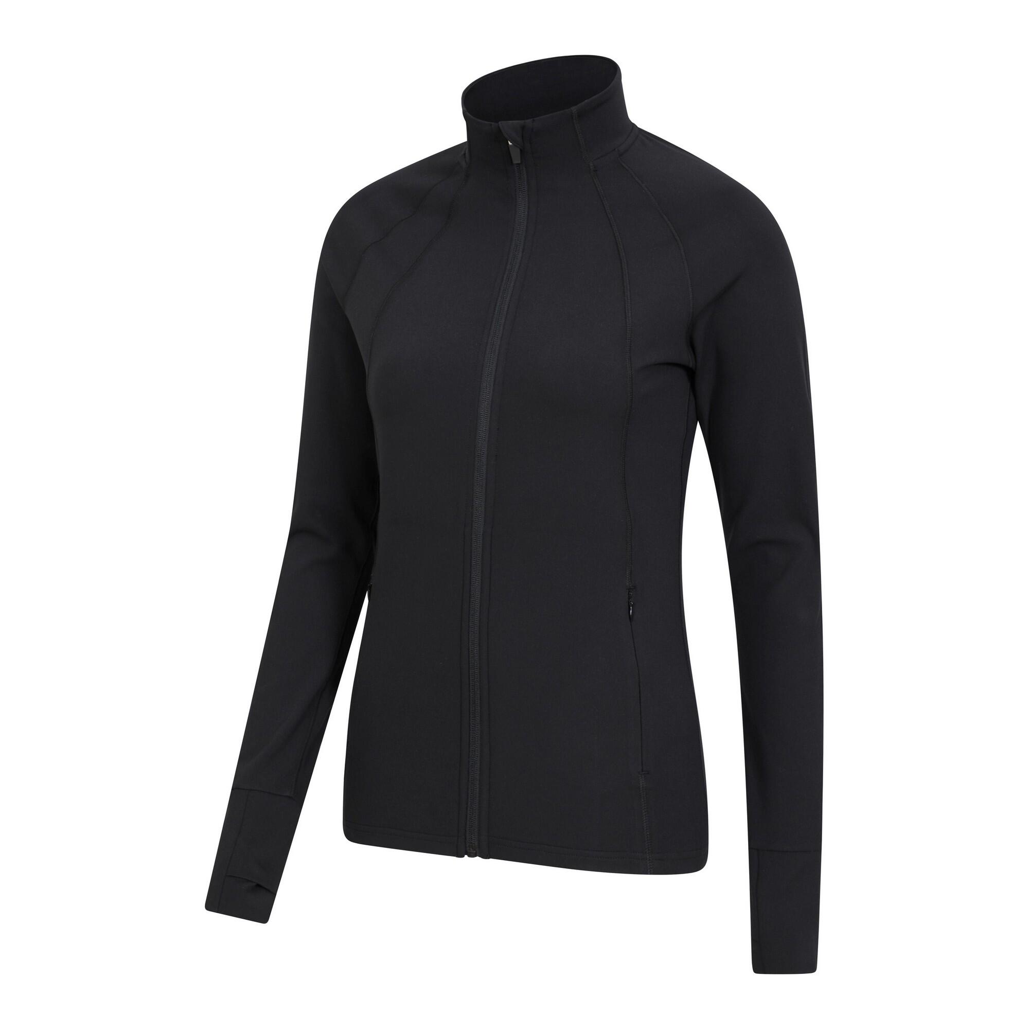 Womens/Ladies Blackout Active Midlayer (Black) 4/4