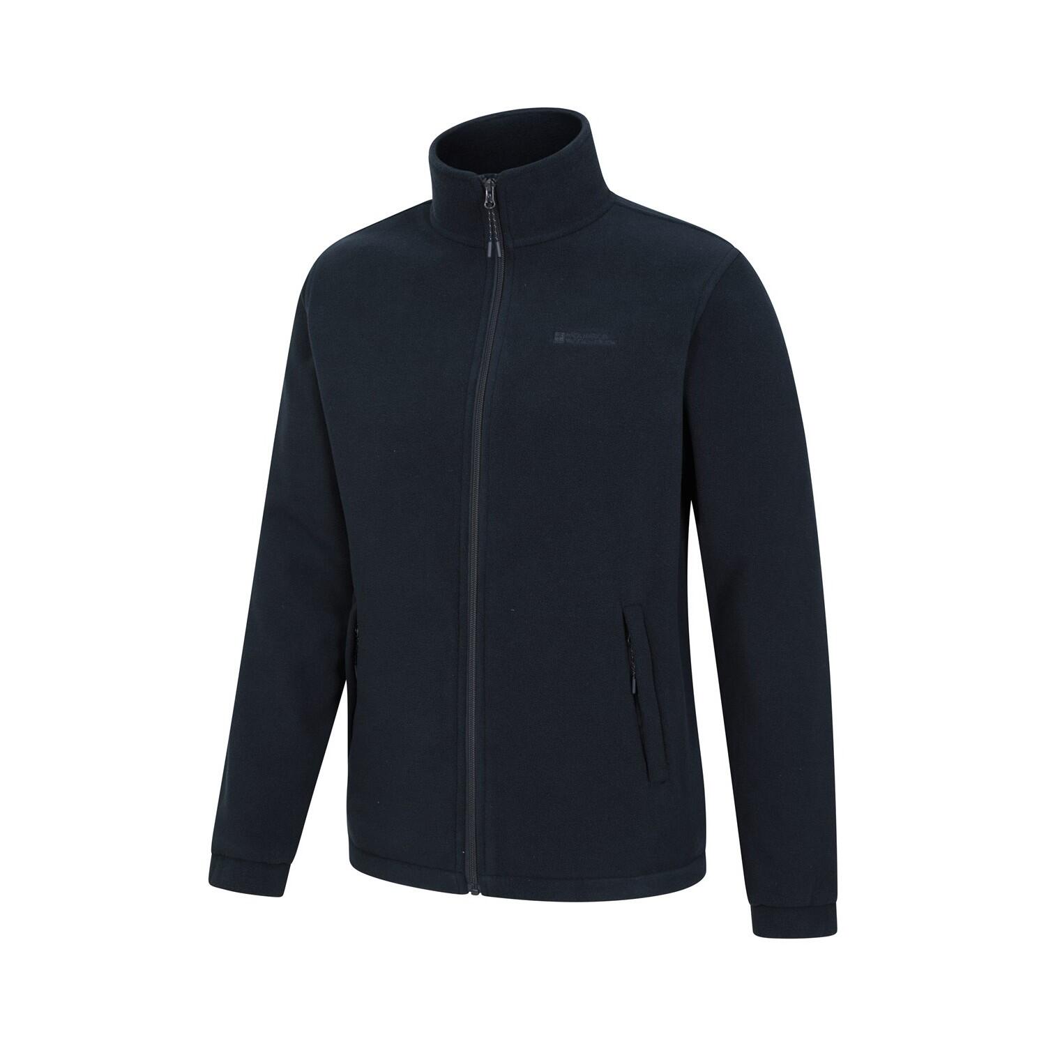 "Bernard II" Fleecejacke winddicht für Herren Marineblau 3/5