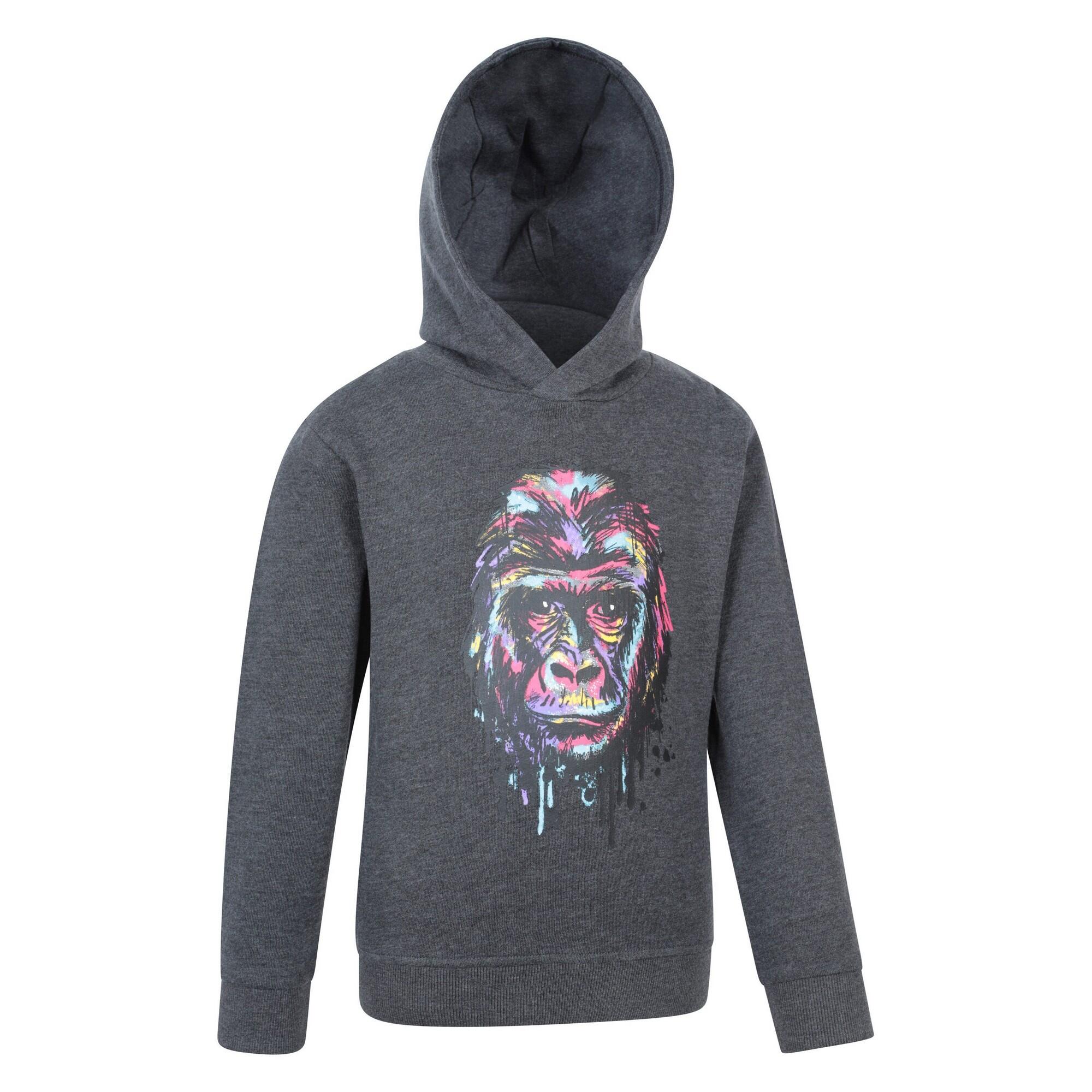 Kapuzenpullover für Kinder Grau 3/4