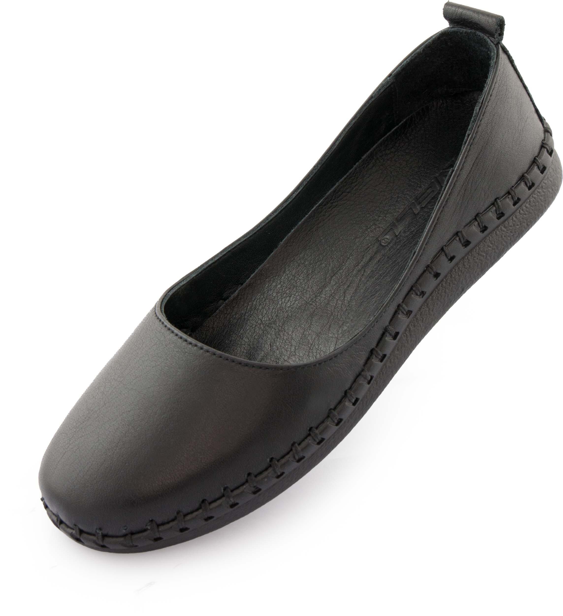 Ballerines Femme Camaieu En Cuir Noir - Taille 37 - Neuf Avec Emballage D'origine