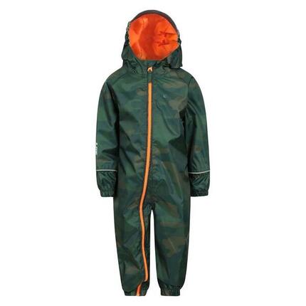 Regenanzug Wasserfest für Baby Kinder Khaki