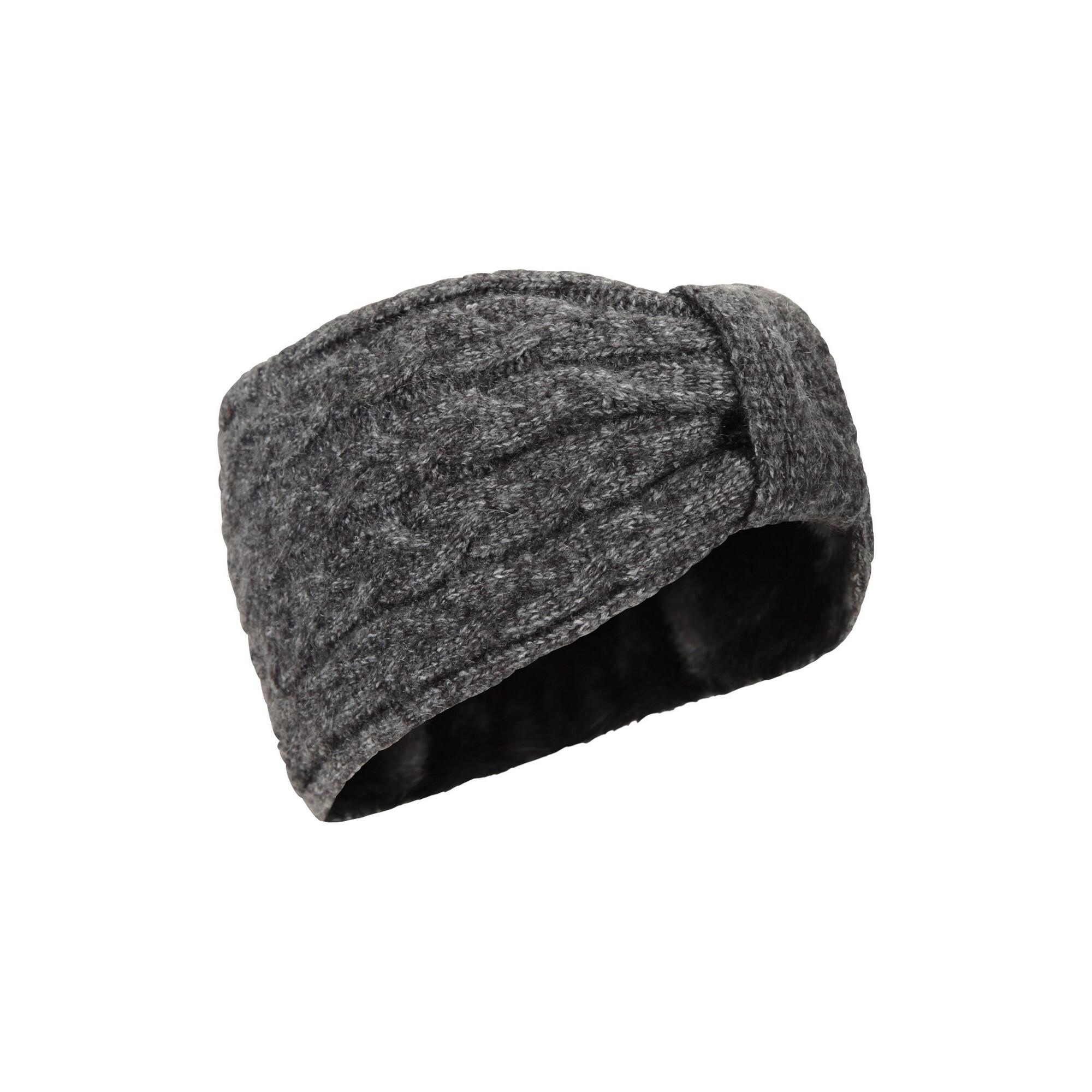 Stirnband Front mit Knoten für Damen Schwarz 2/6
