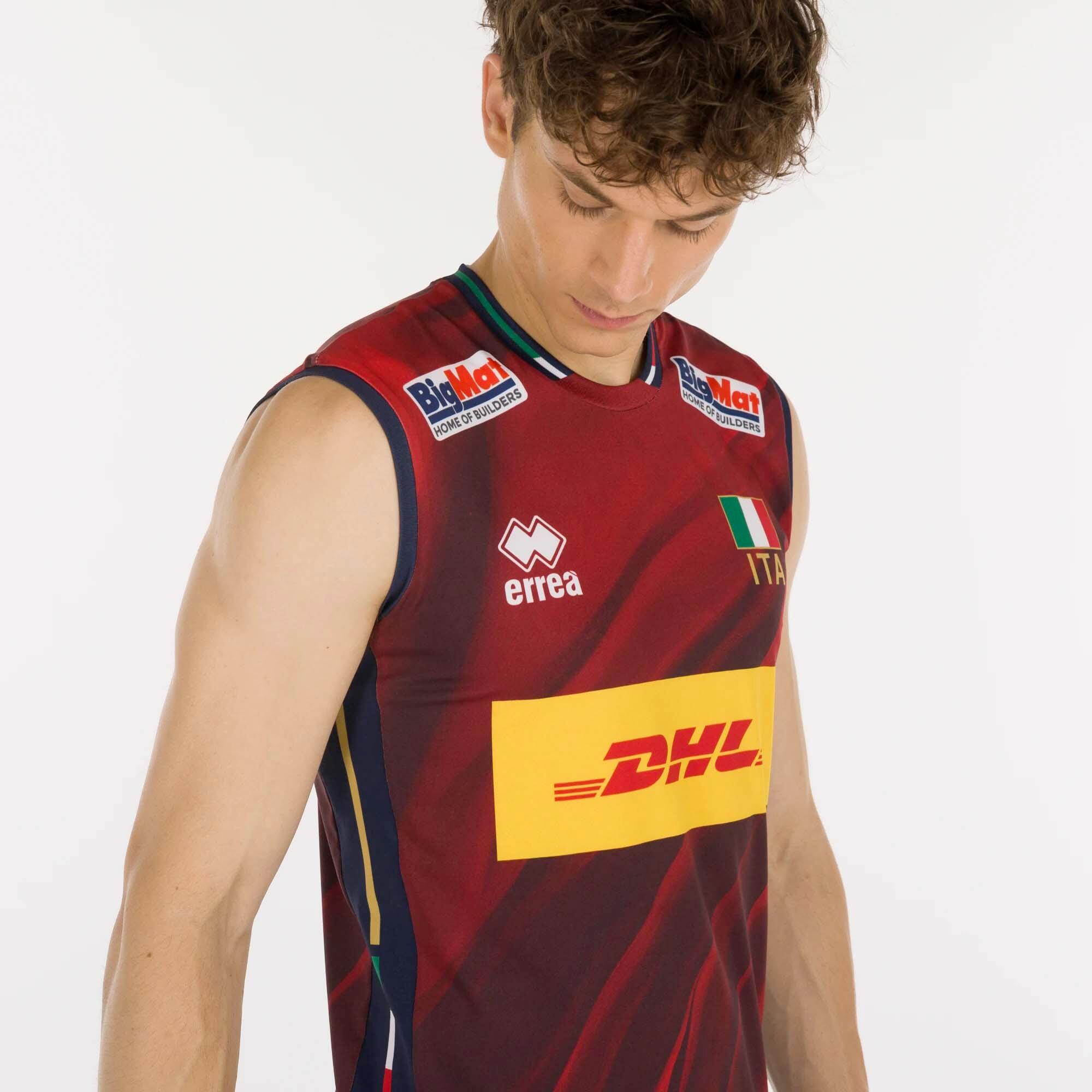 Canotta Errea Naz. Italia Volley 4^Mg Gara Unisex Shop Ad 25/28 Adulto 5/5