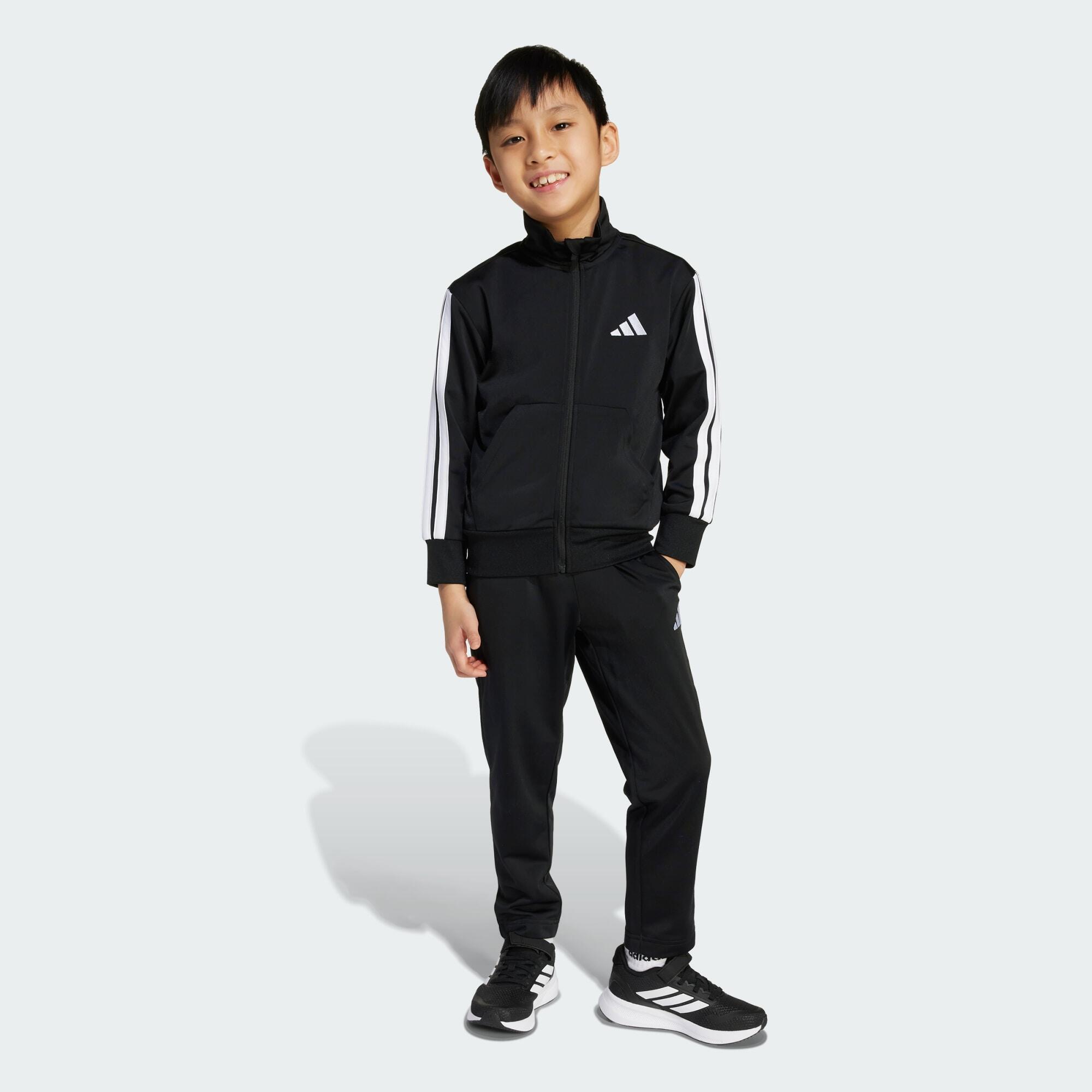 Adidas - Survêtement Essentials Climacool Enfants - Survêtement - Blanc|noir -  4 À 6 Ans - Decathlon