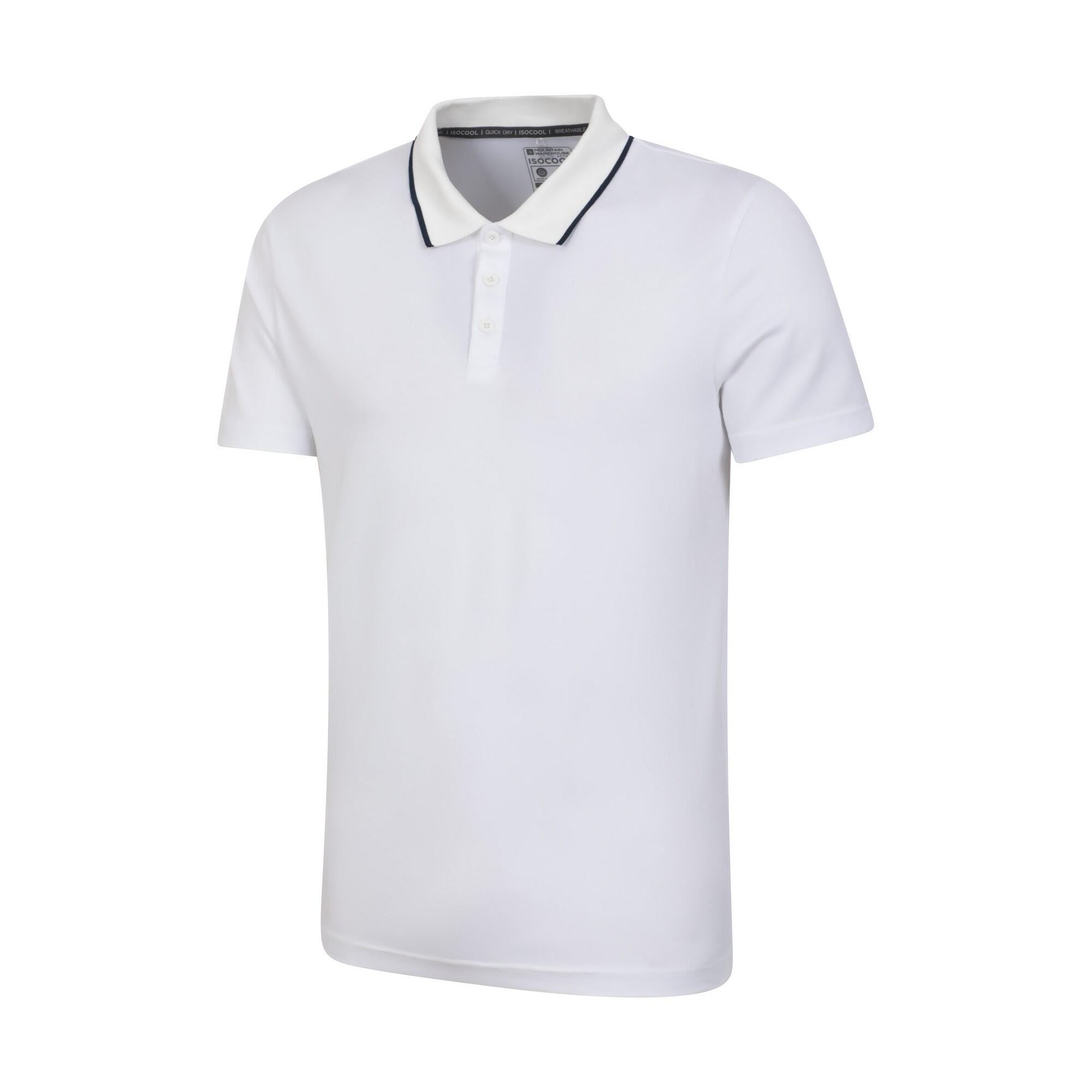 Polo TOURNAMENT Homme (Blanc) 3/4