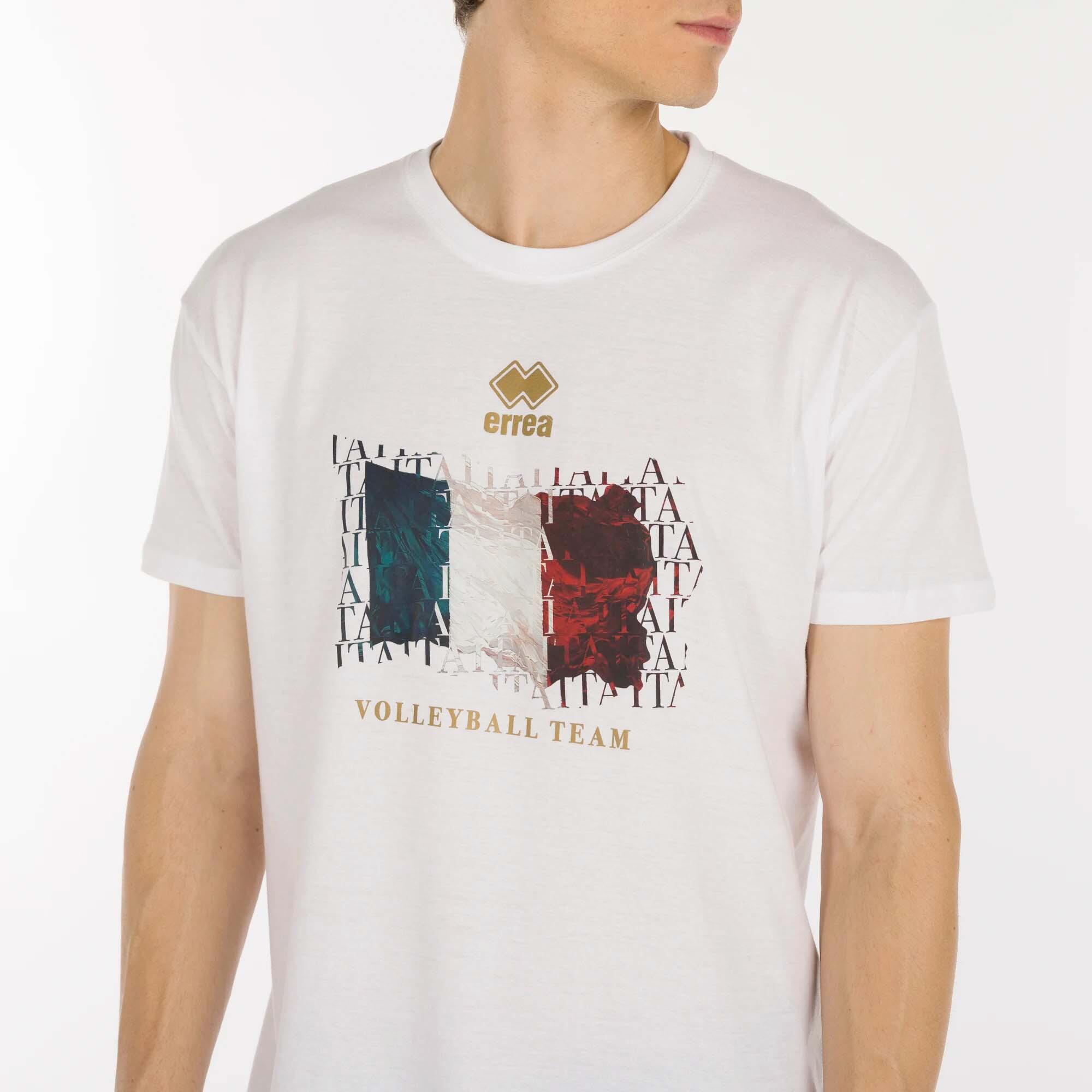 T-shirt uomo errea bianco 5/5