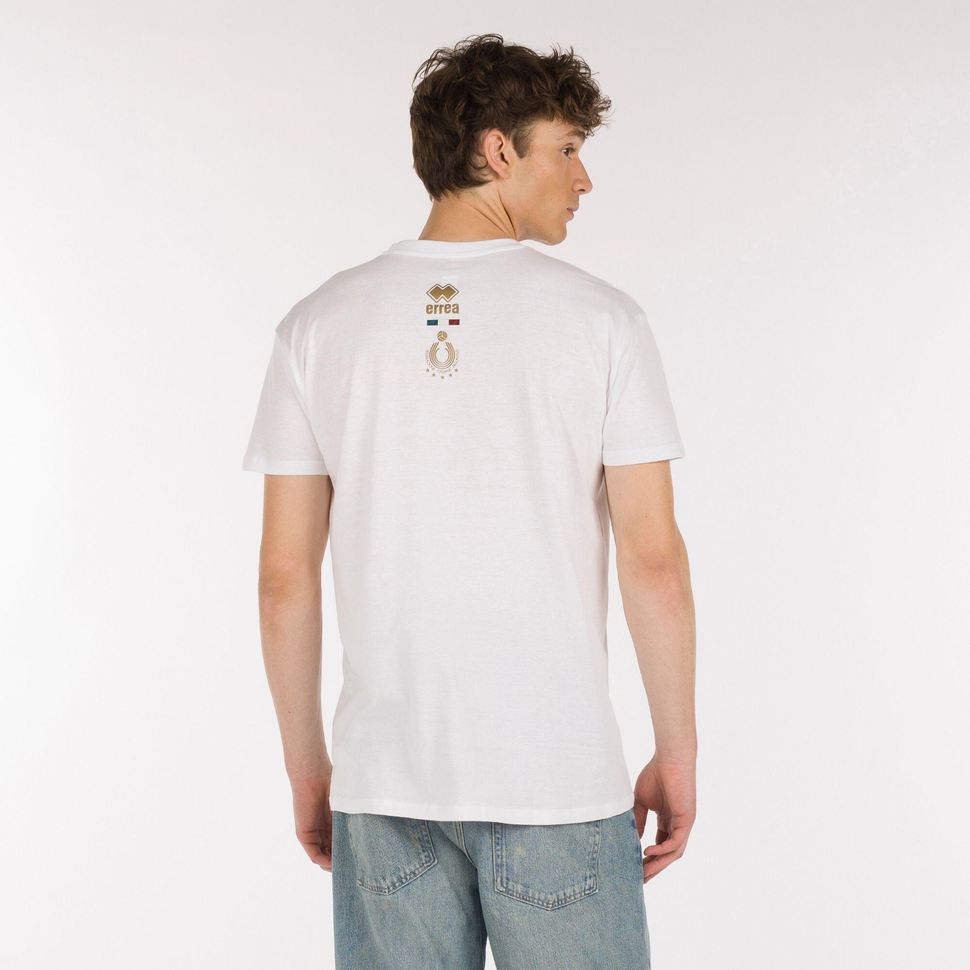 T-shirt uomo errea bianco 4/5