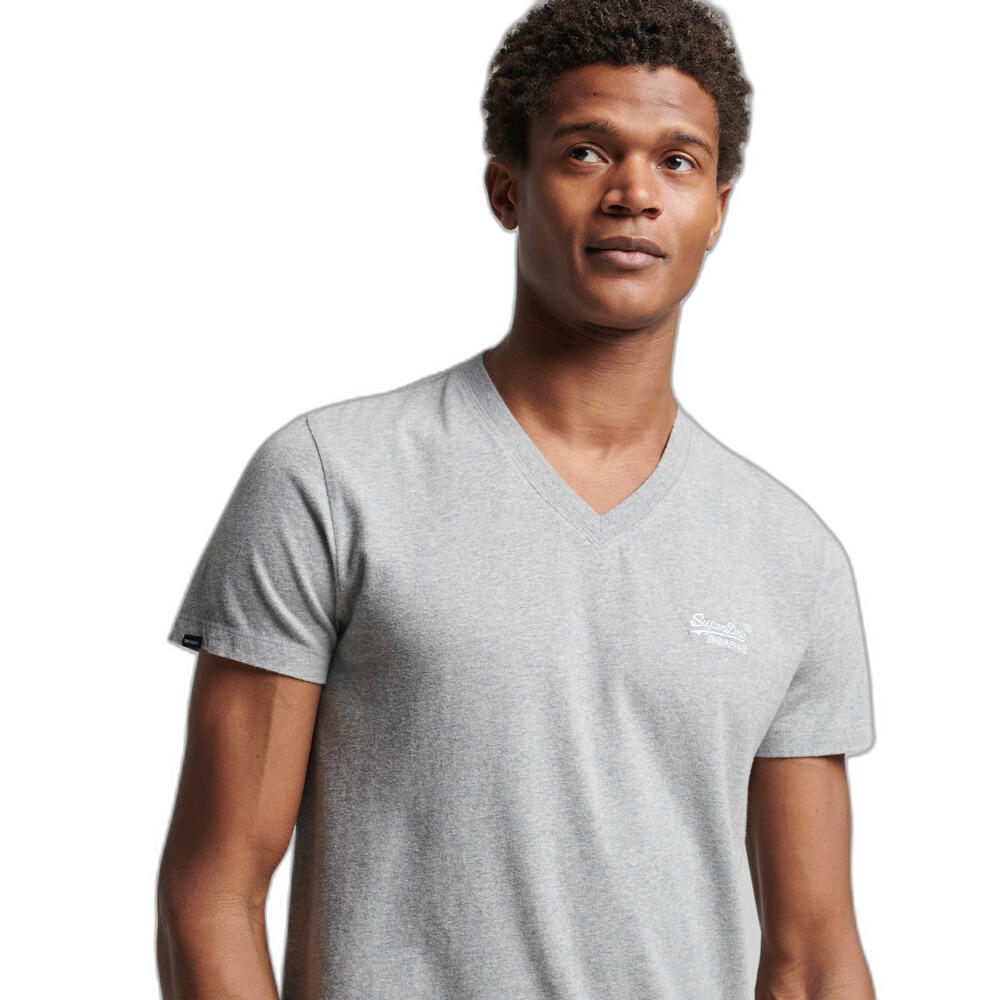 T-shirt Gris Homme Superdry M1011170A 3/5