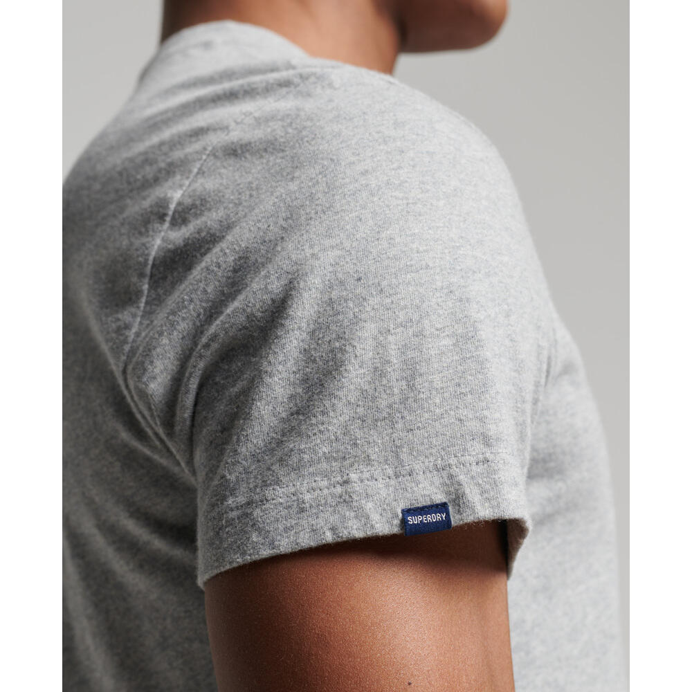 T-shirt Gris Homme Superdry M1011170A 5/5