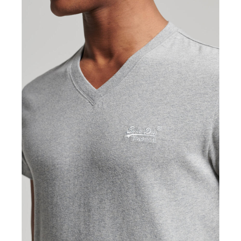 T-shirt Gris Homme Superdry M1011170A 4/5