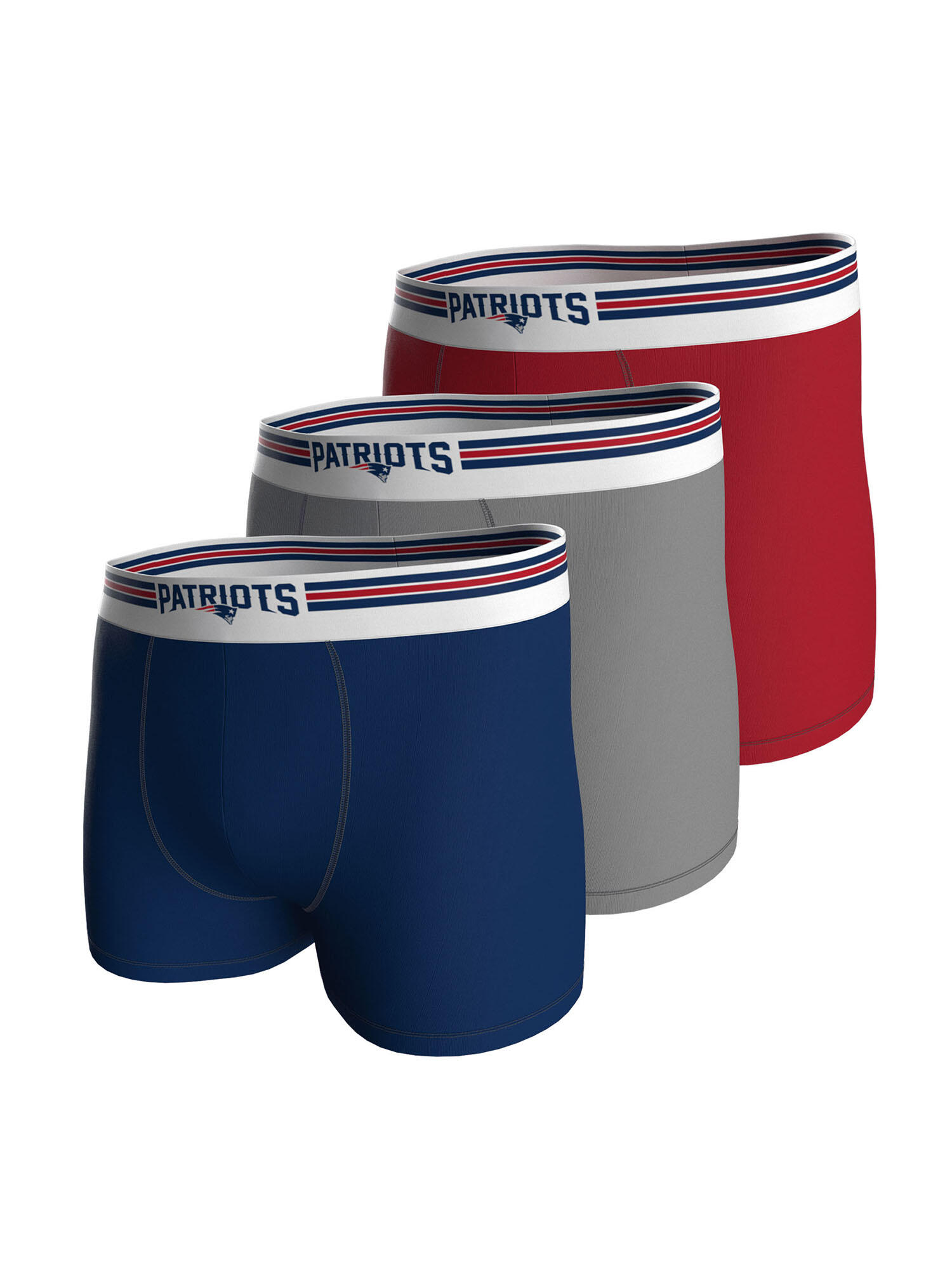 American Football Boxer klassische Boxershorts Herren - Patriots mehrfarbig 2/7