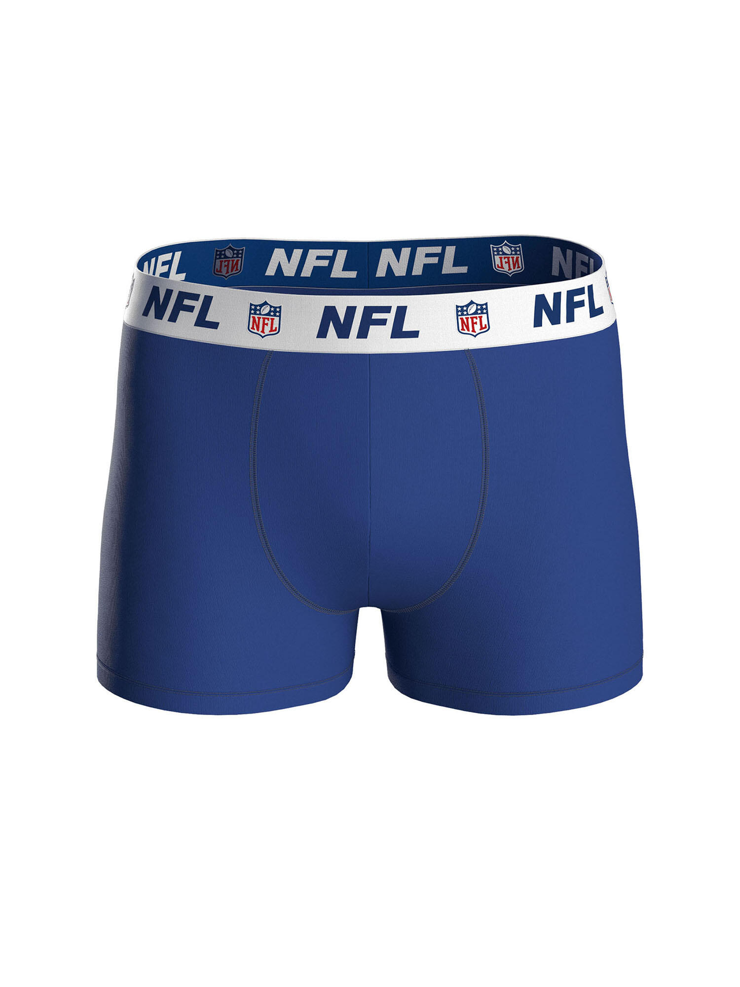 NFL Shield Logo 3-Pack 95% Cotton Boxers | Size S Navy 2/4