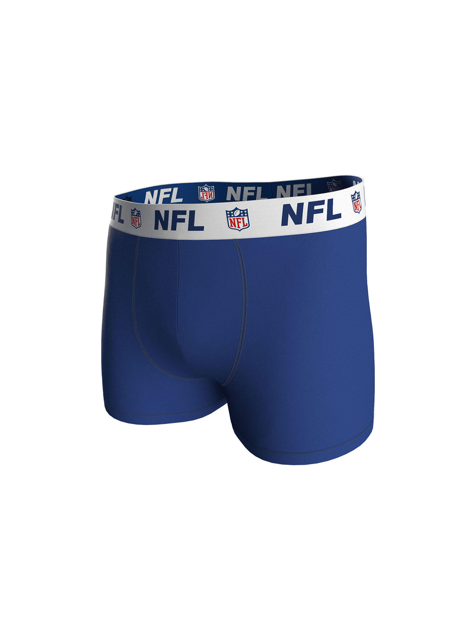 NFL Shield Logo 3-Pack 95% Cotton Boxers | Size S Navy 4/4