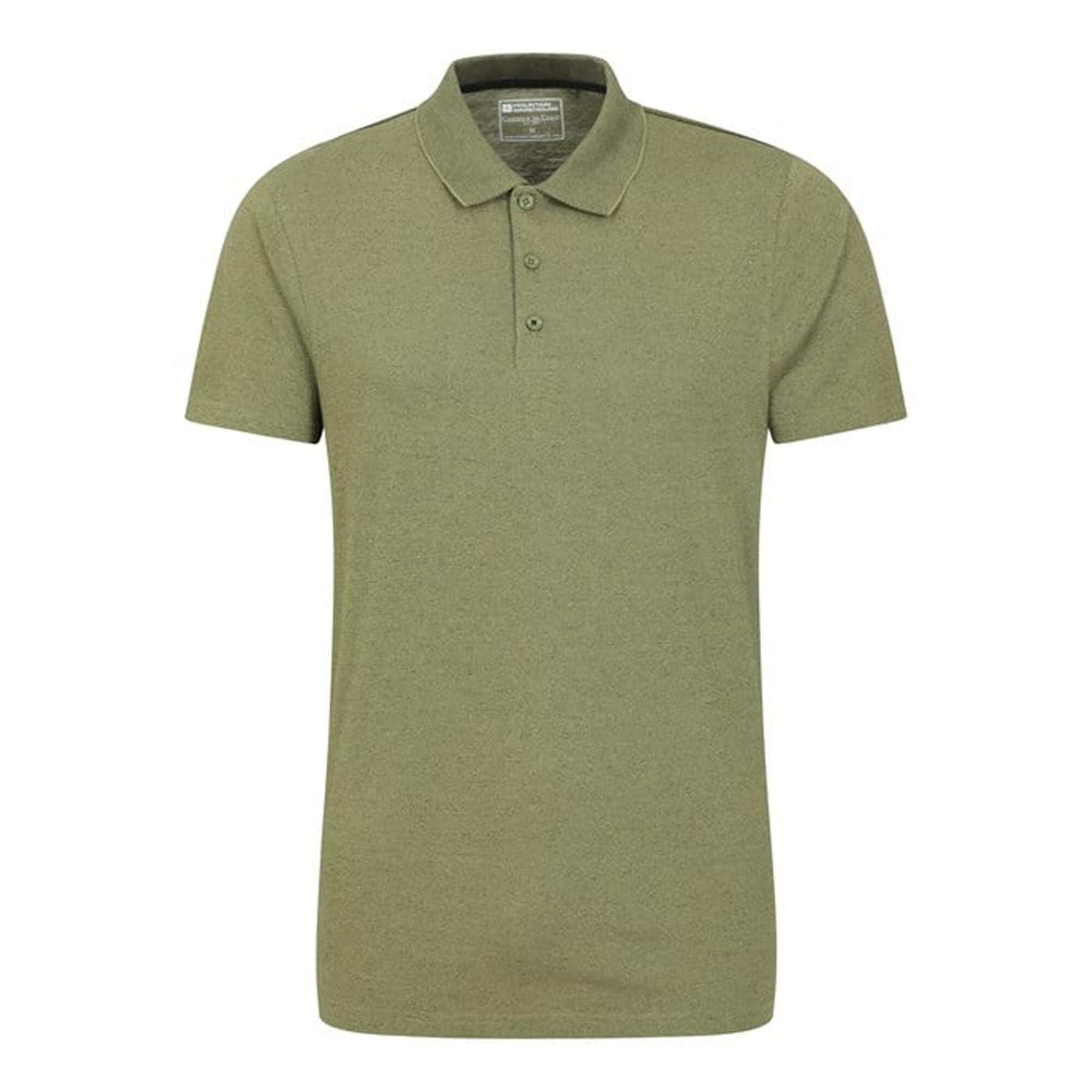 MOUNTAIN WAREHOUSE Mens Cordyline Textured Polo Shirt (Green)