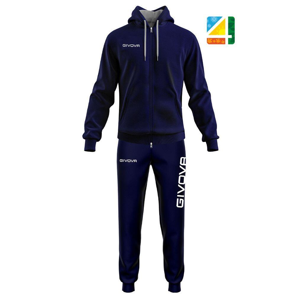 Givova - Tute Complete Uomo ( Acetato-poliestere) Givova Blu/blu - Survêtement - Bleu|orange|rouge - Decathlon