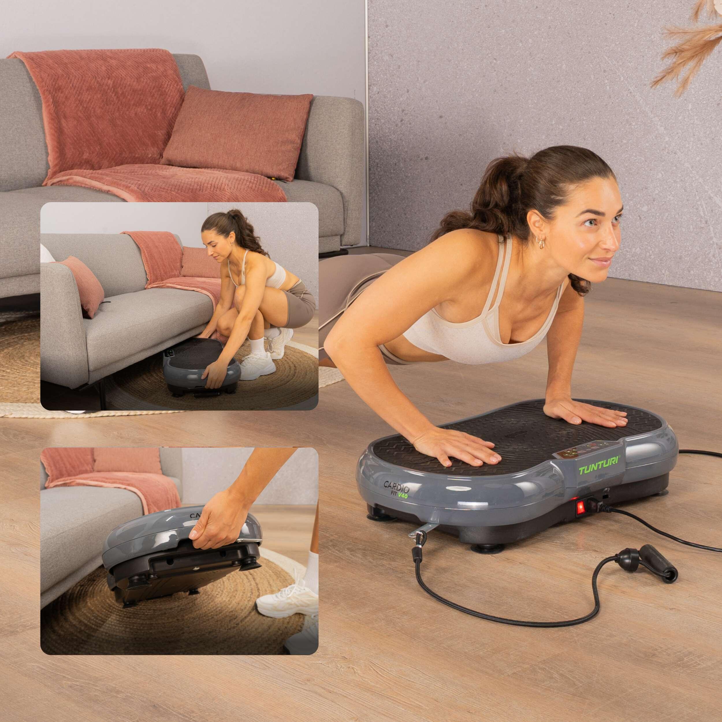 Plateforme Vibrante - Plaque de Fitness Oscillante Cardio Fit V40 4/7