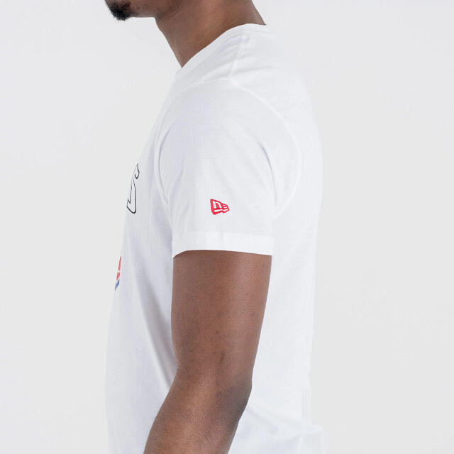 T-Shirt NBA Detroit Pistons New Era Blanc 4/6