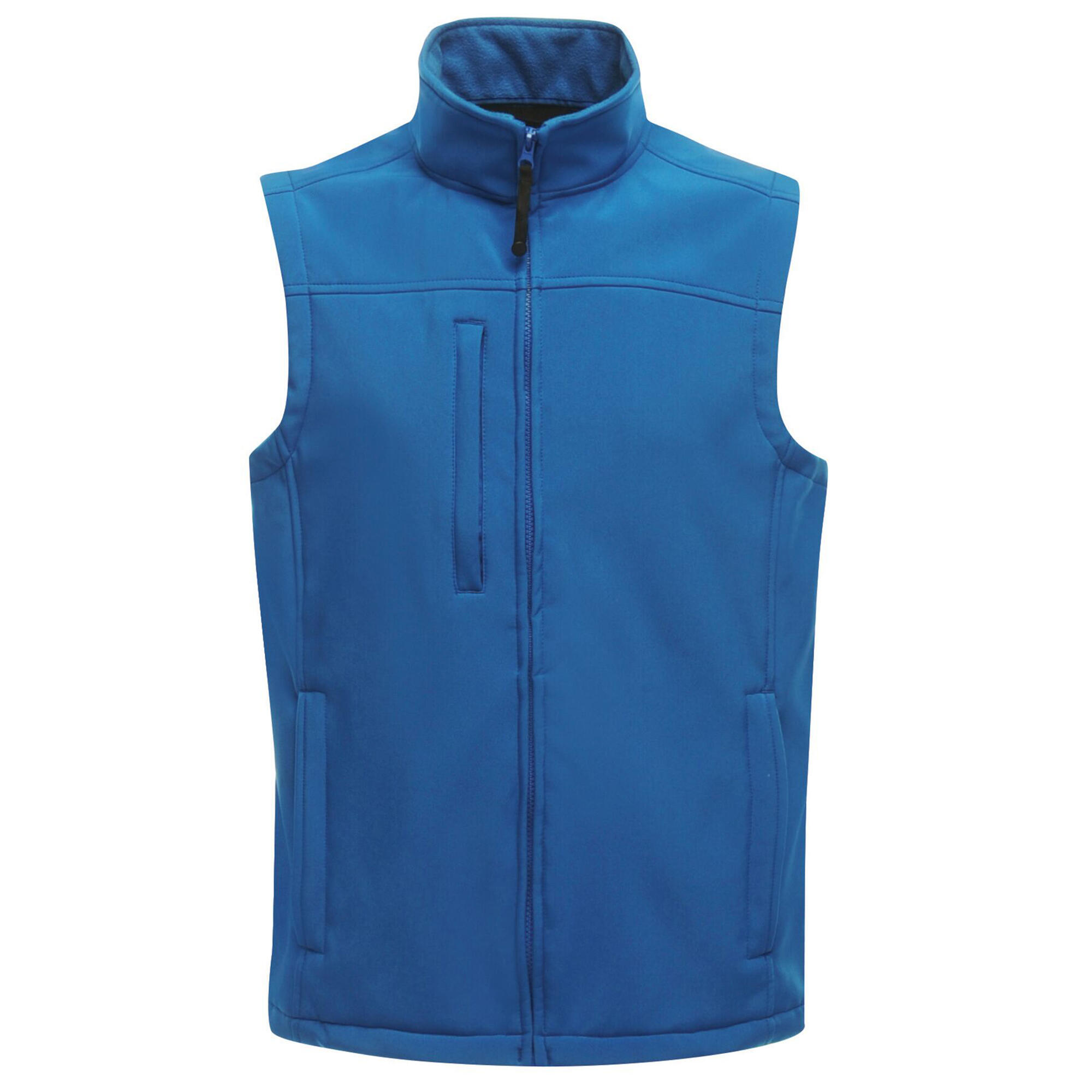 Mens Flux Softshell Bodywarmer / Sleeveless Jacket (Water Repellent & Wind 1/4