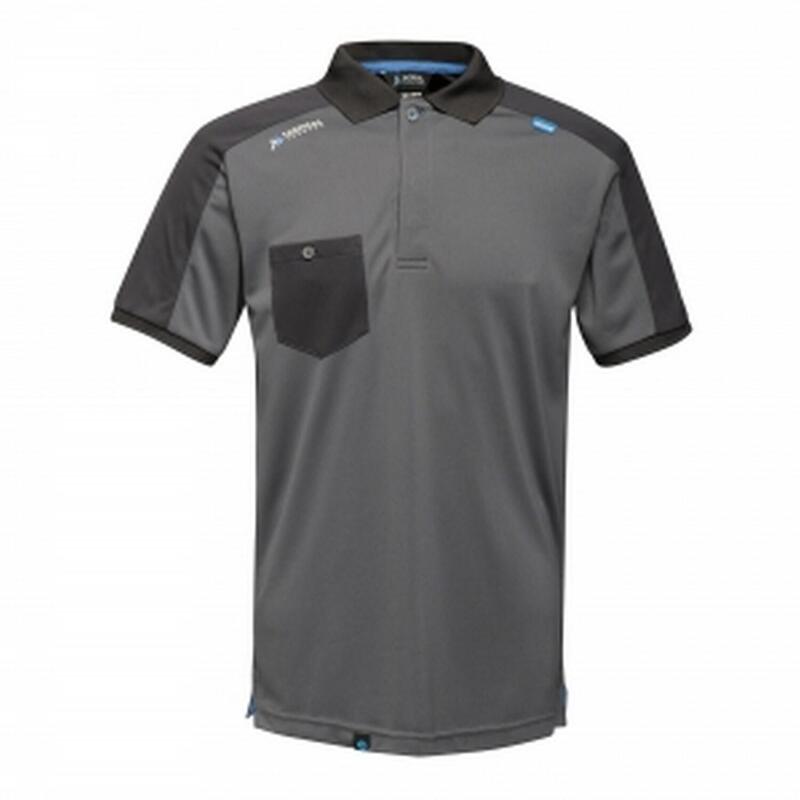 Heren Offensief Polo Shirt (Afdichting Grijs)