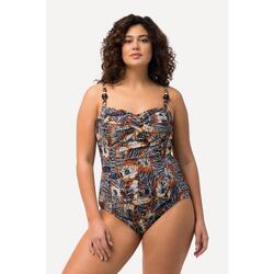 Femme Maillot de bain à bonnets souples. Effet drapé et perles.