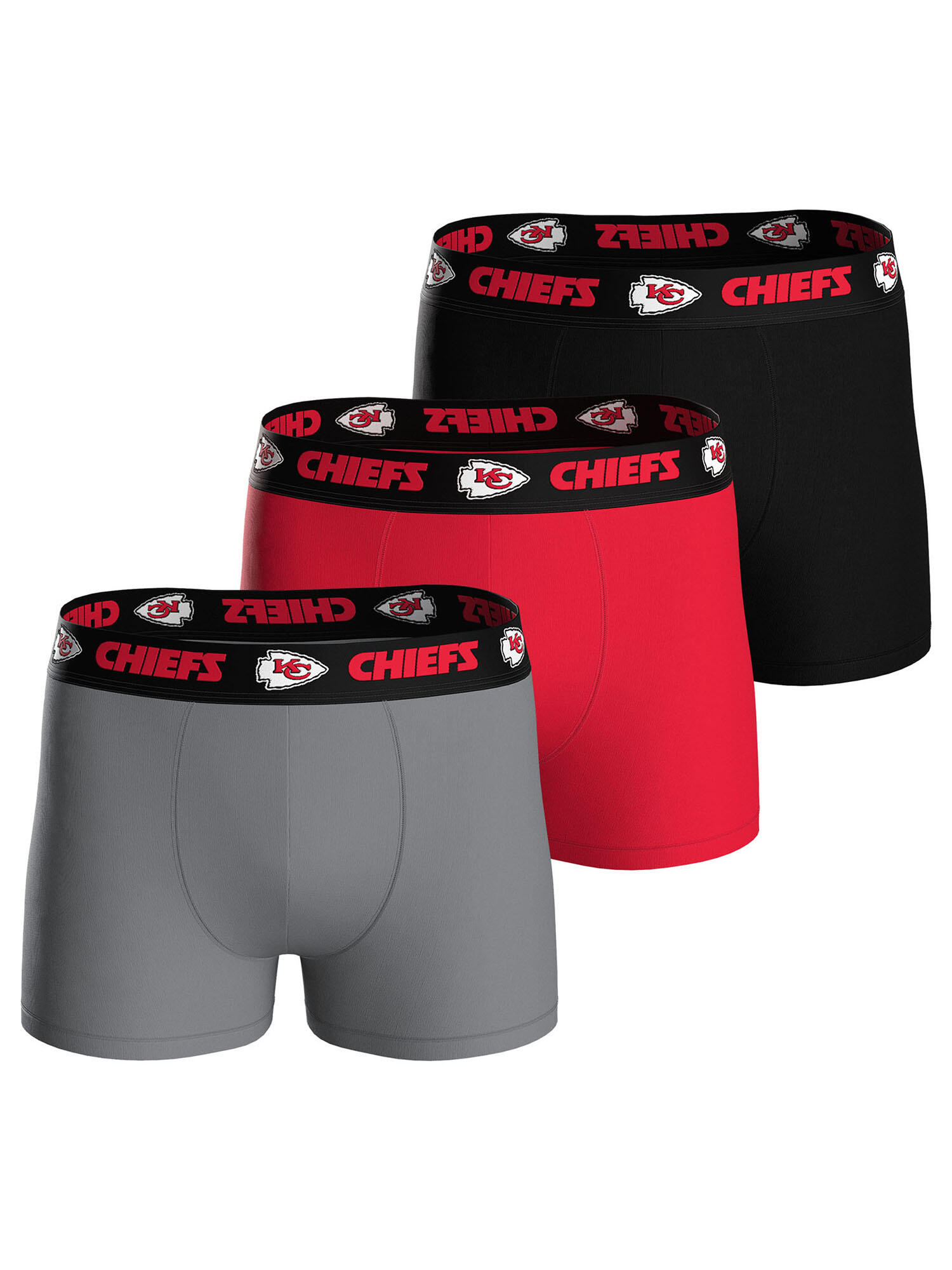 NFL American Football Boxer klassische Boxershorts Herren - Kansas City Chiefs mehrf